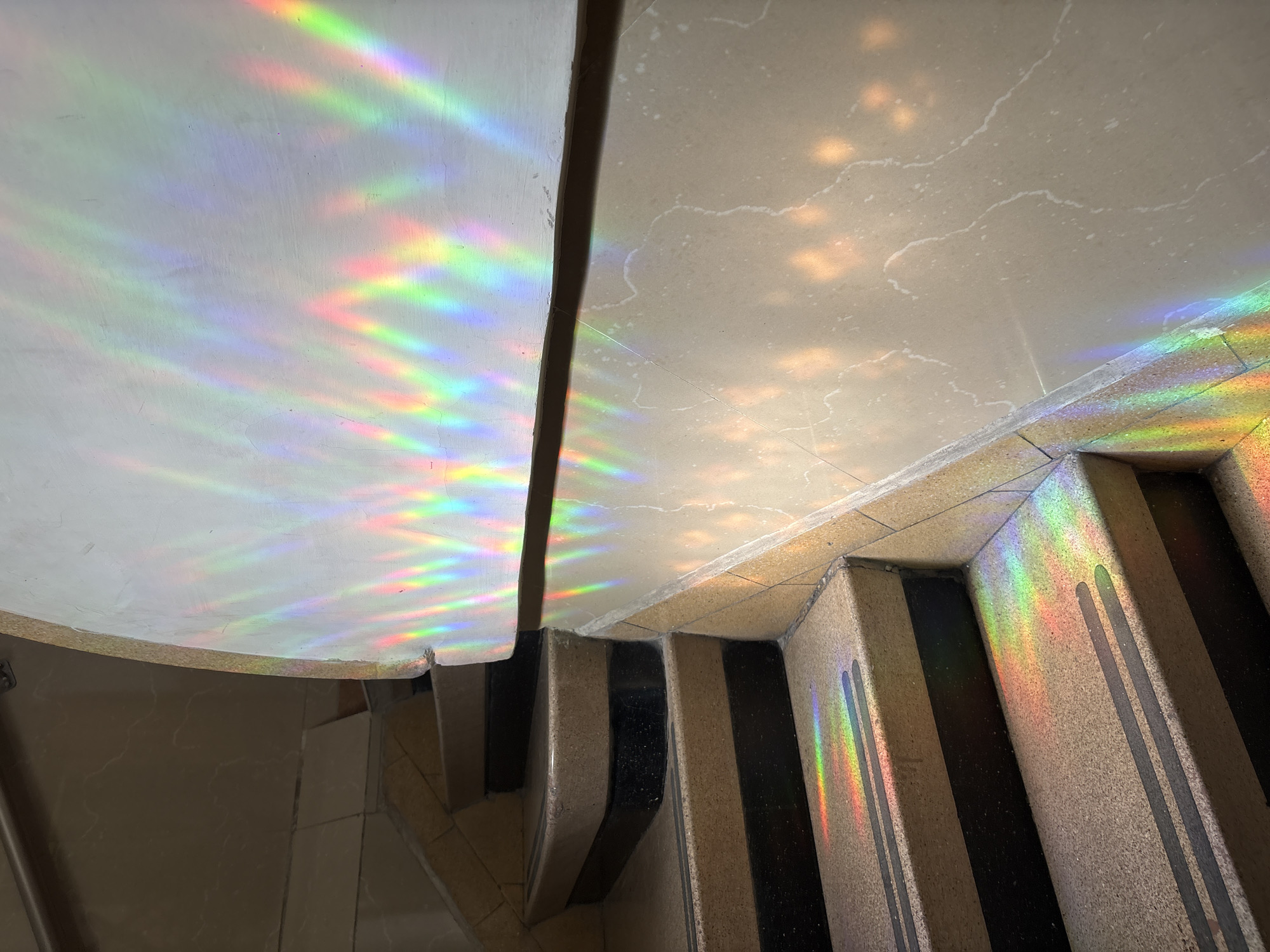 Interior safety features documented at Mexico City building