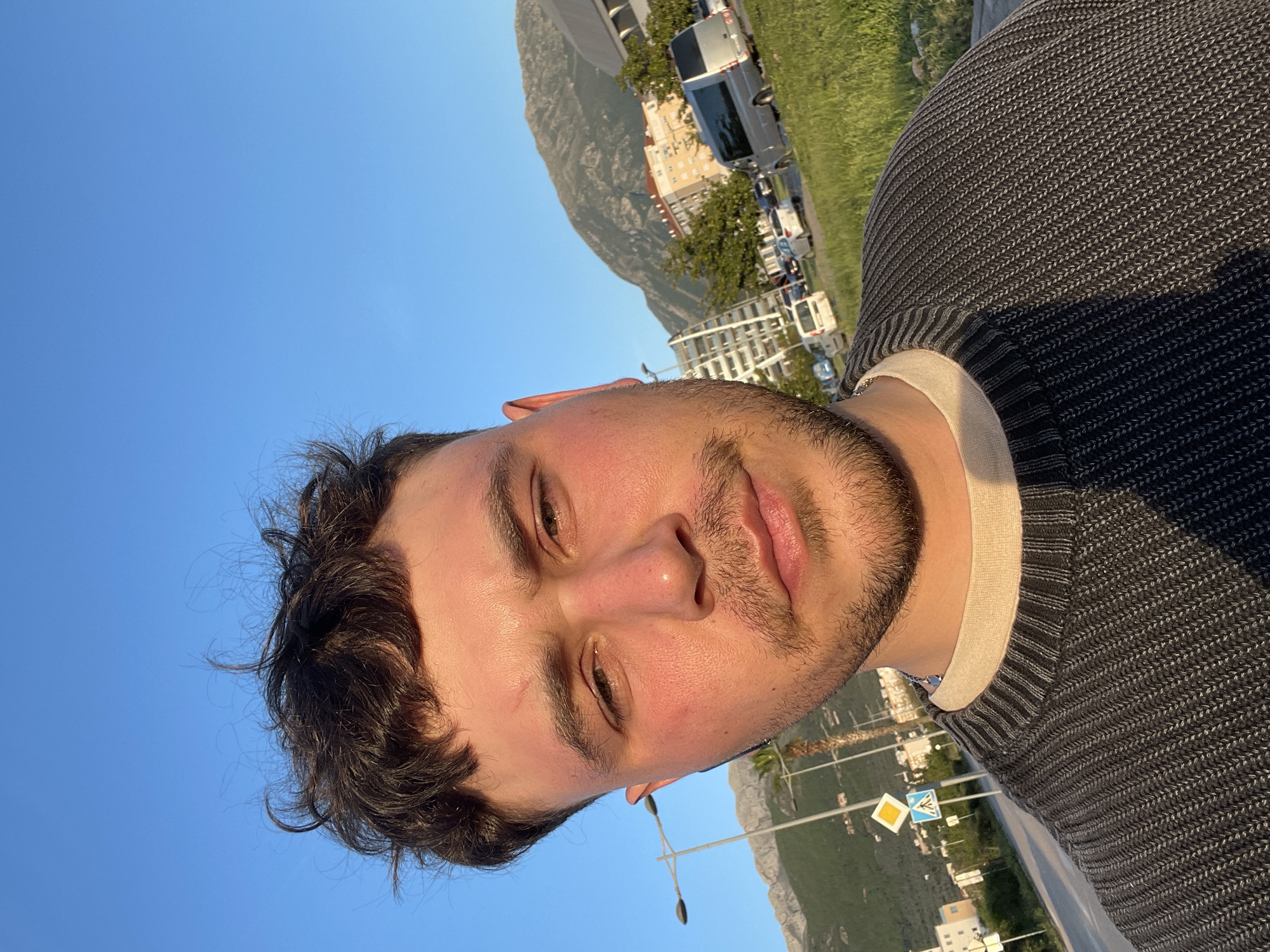 Afternoon street scenes and selfie captured in Bar, Montenegro