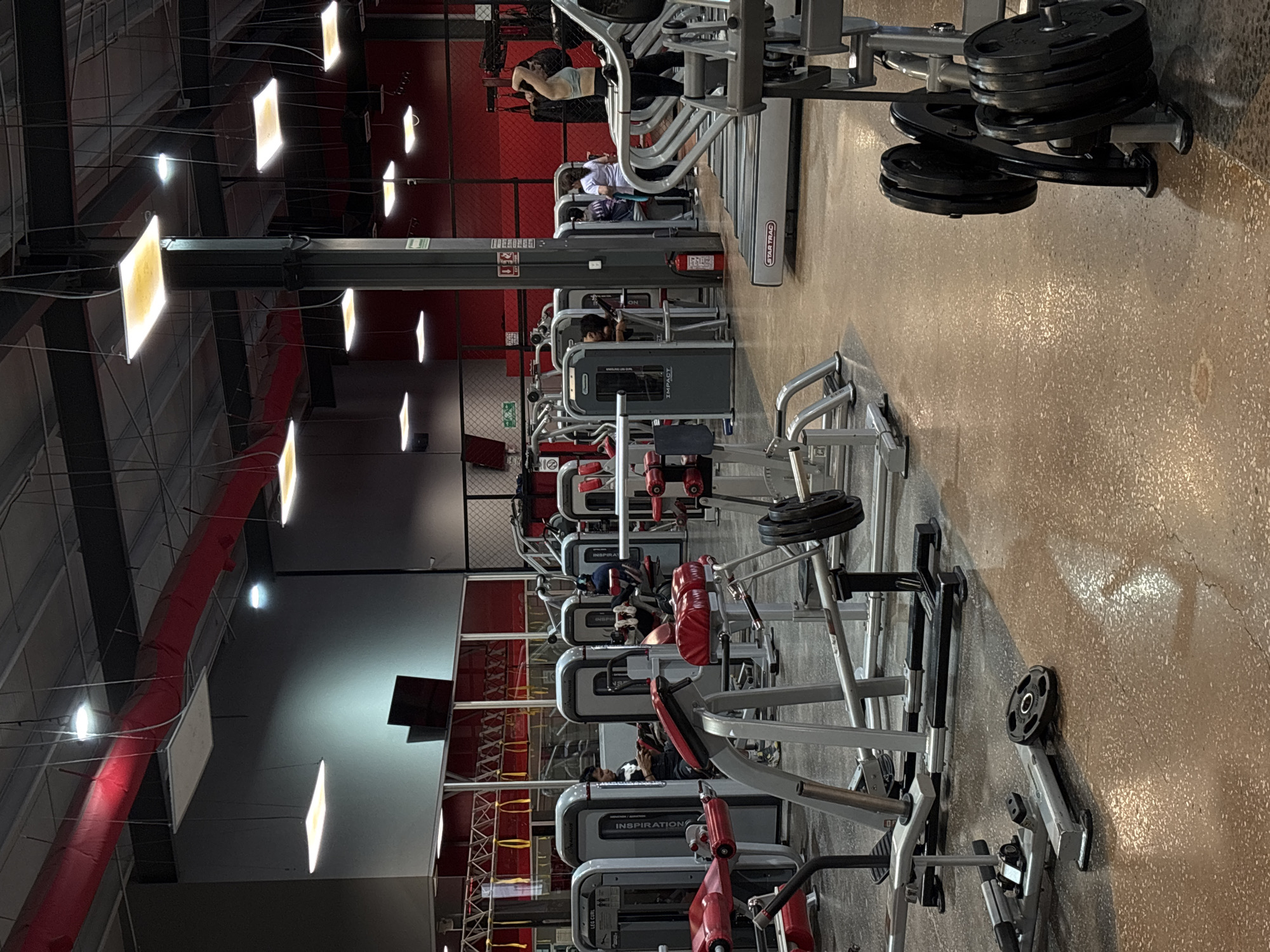 Evening workout session documented at Cholula gym facility