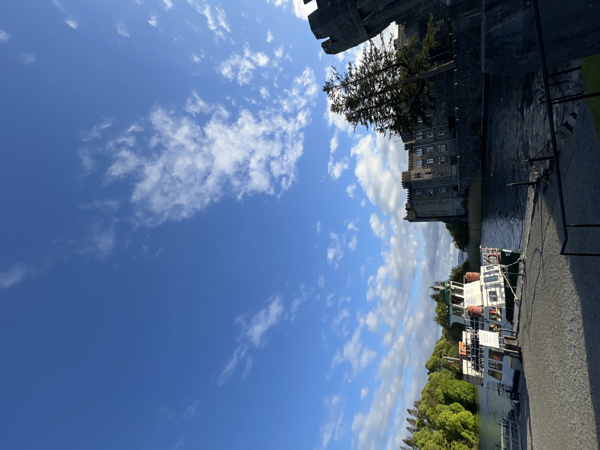 Clear skies observed over historic Cong Castle, Ireland