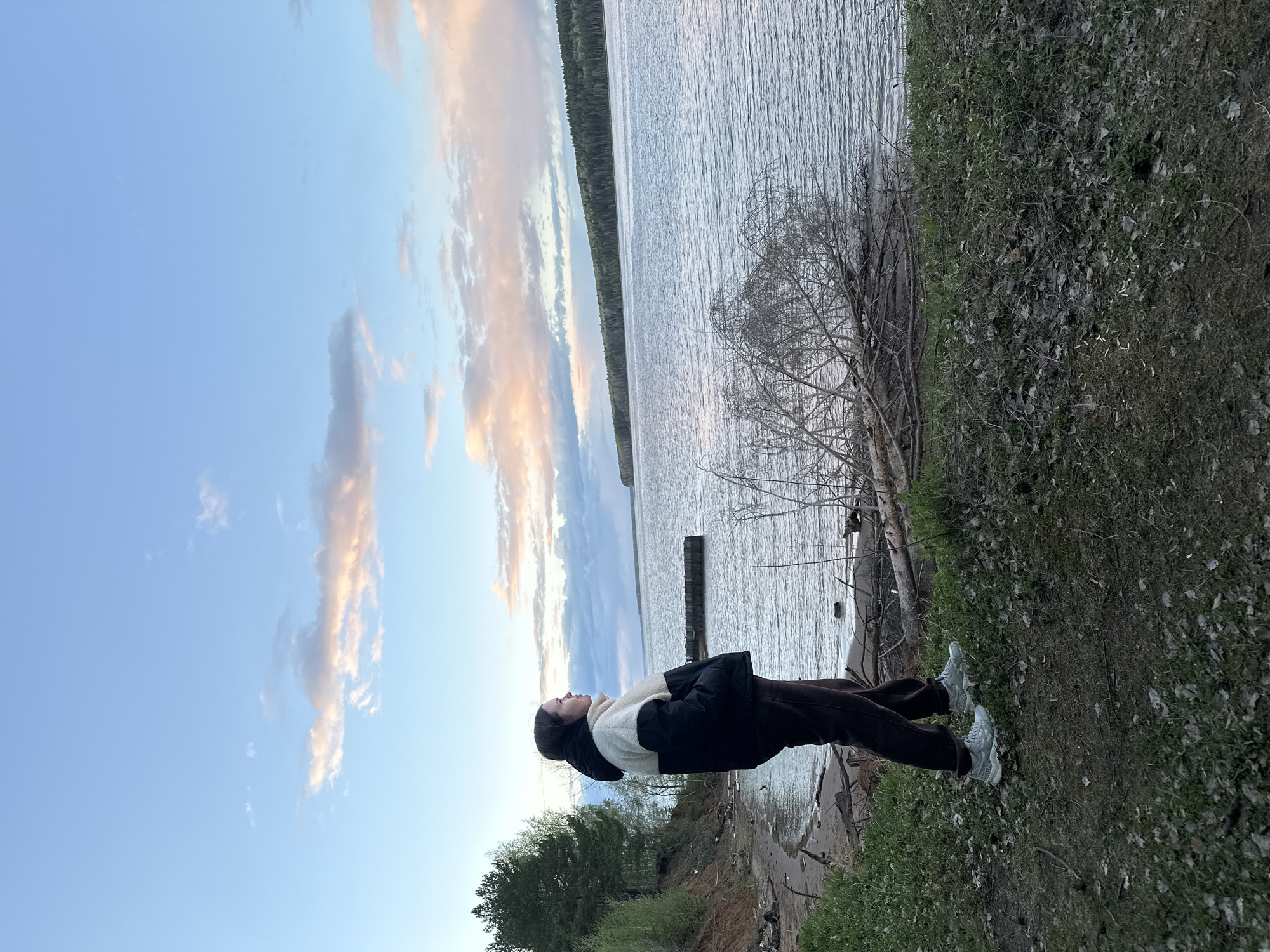 Evening gathering at Kama Reservoir waterfront in Chaikovsky, Russia