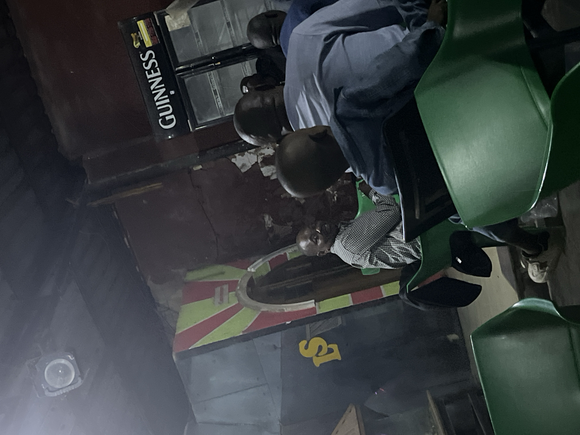 Evening at a bar in Jos, Nigeria