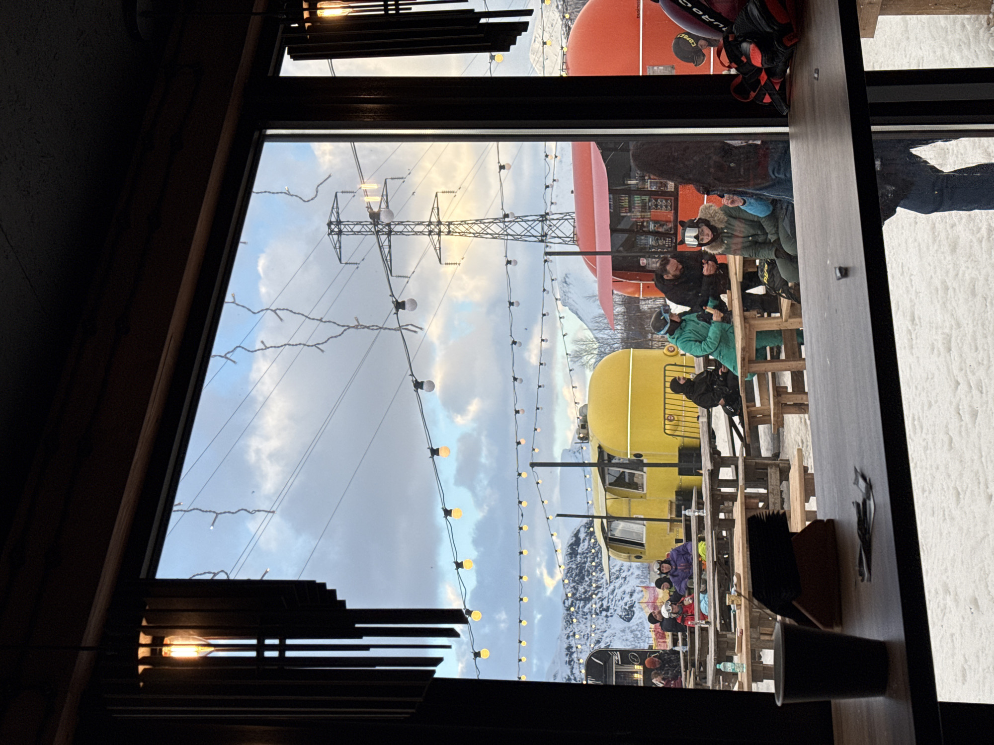 Skiers document winter resort experience in Kirovsk, Russia
