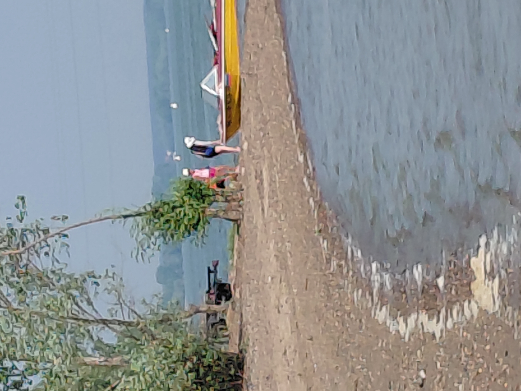 Summer afternoon on the Ob River, Novosibirsk