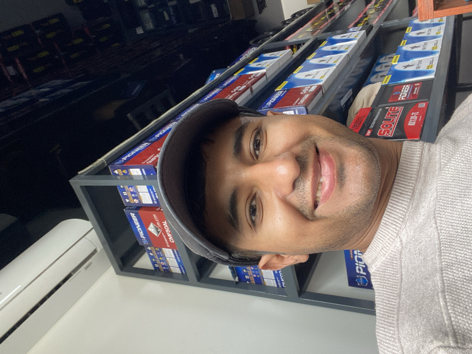 Customer shops at automotive store in Bukhara