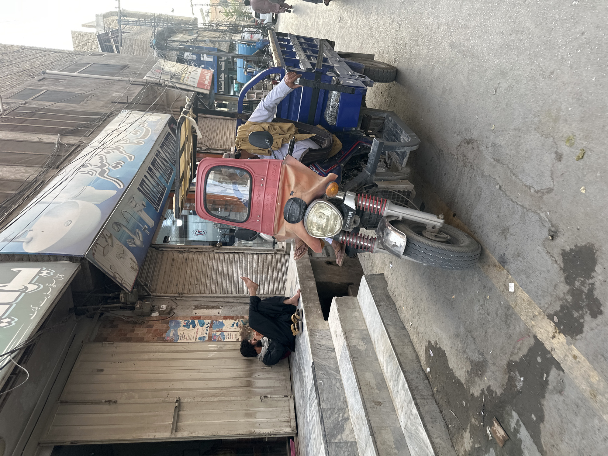 Daily street life documented in Quetta marketplace scenes