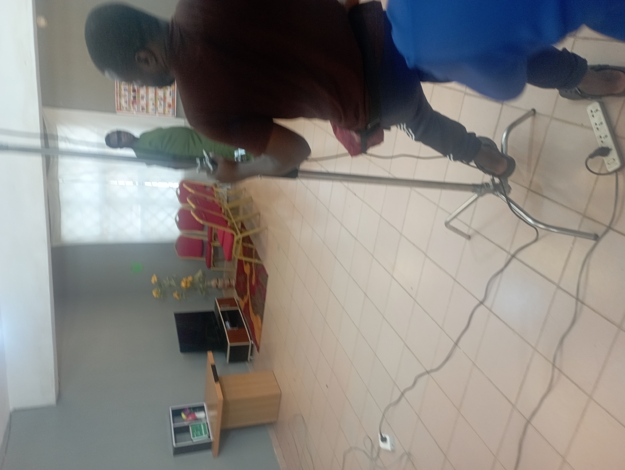 Inside a dormitory-style facility, daily life plays out