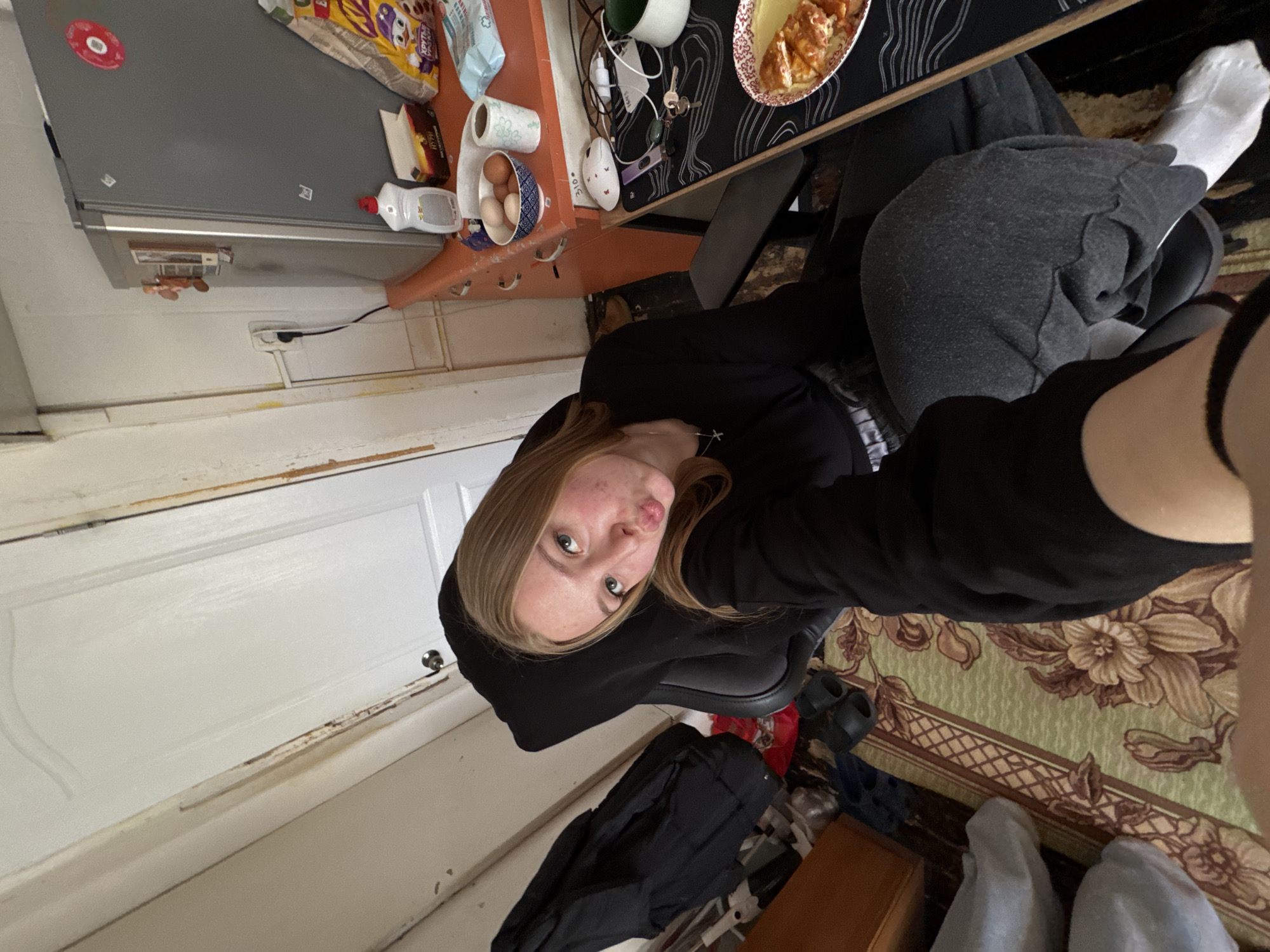 Home cooking session documented in Perm apartment