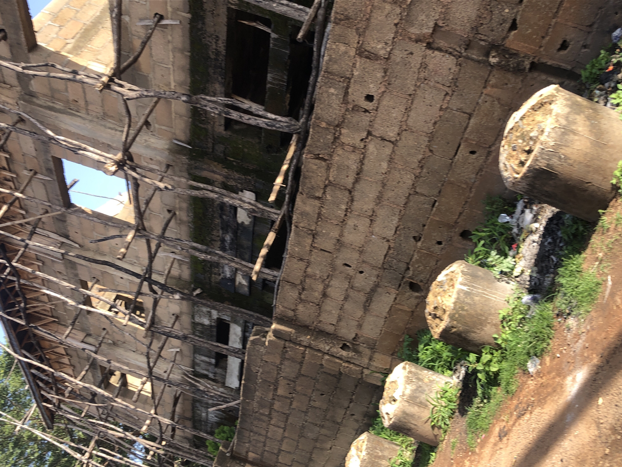Urban development area documented through street-level photography survey