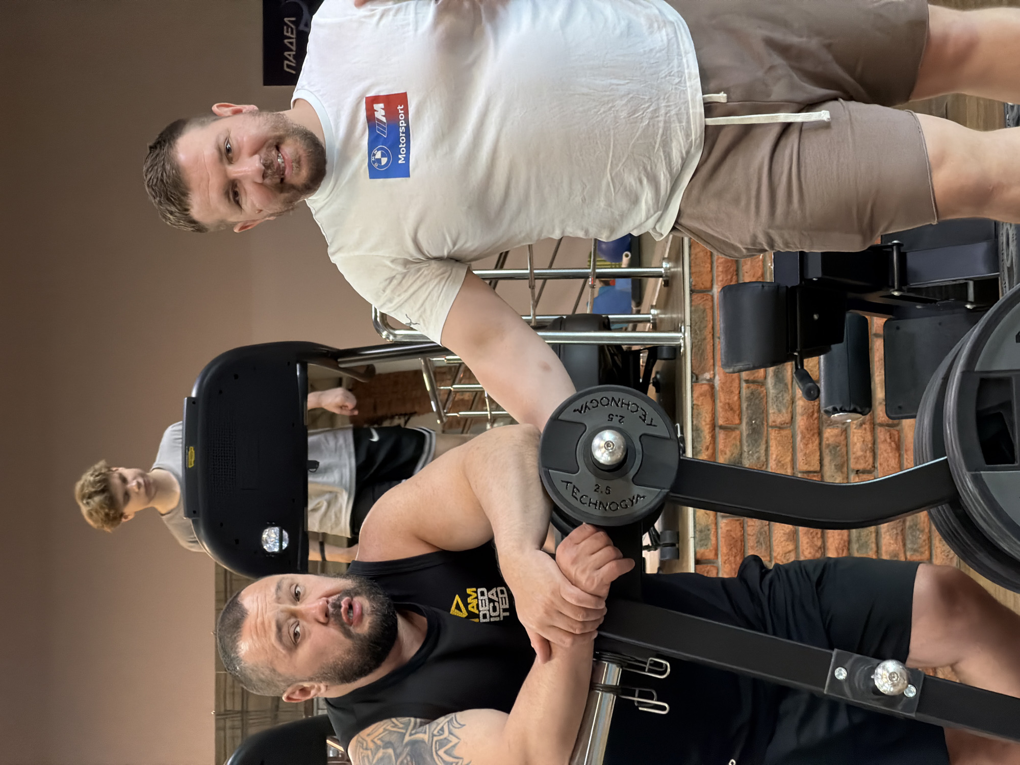 Early morning workout session documented at Chaikovsky gym