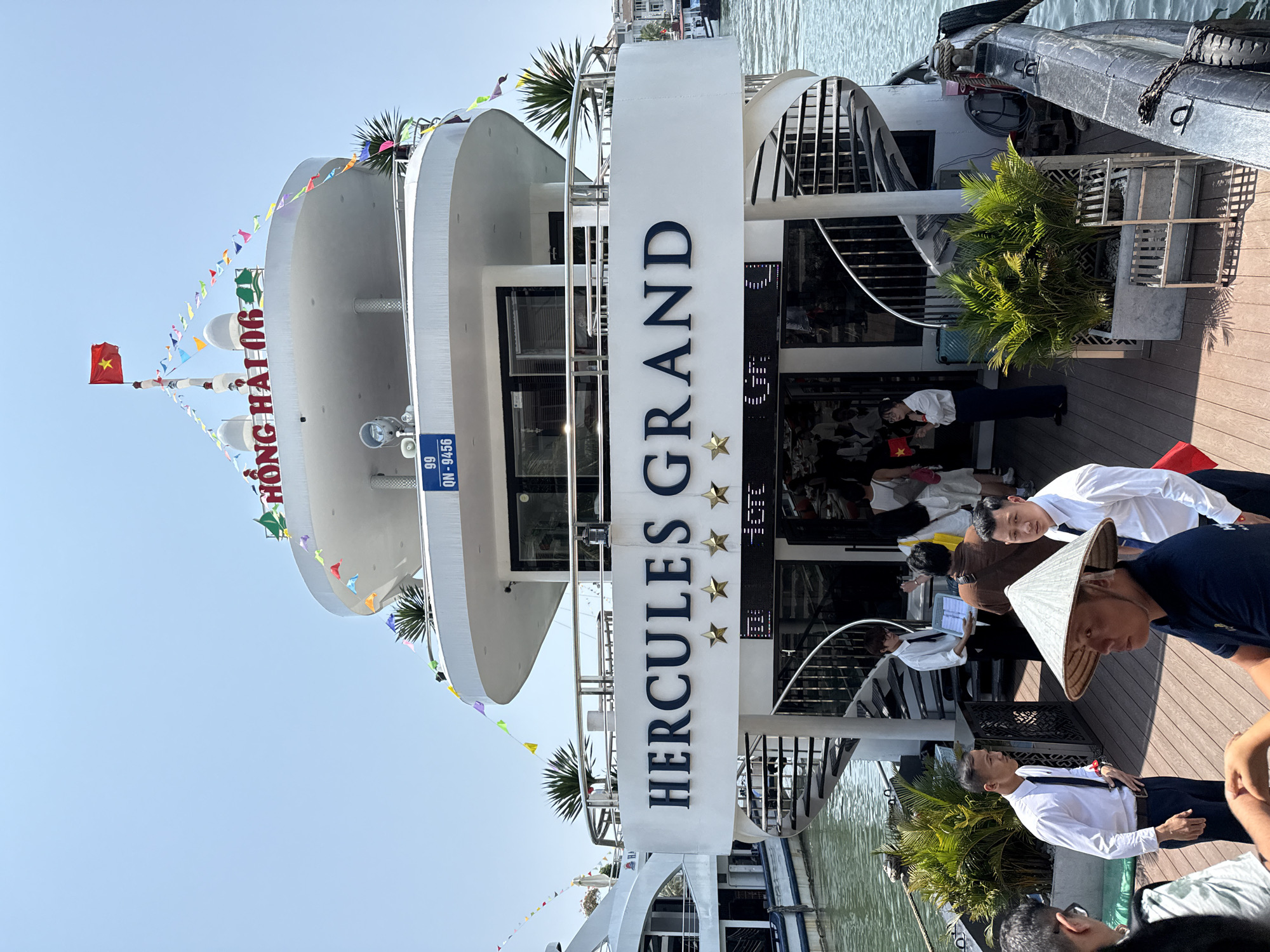 Hercules Grand cruise ship documented at Vietnam pier