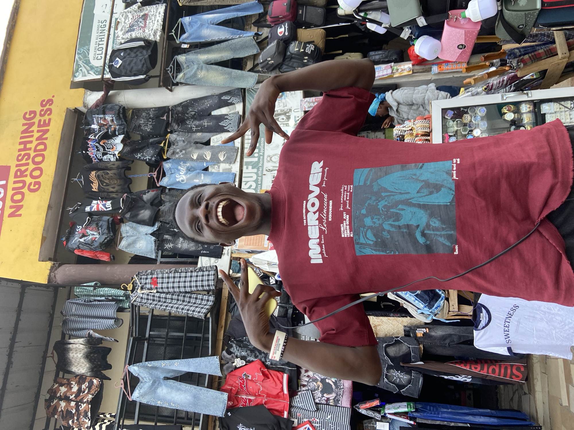 Afternoon market activity and street scenes in Bukuru, Nigeria