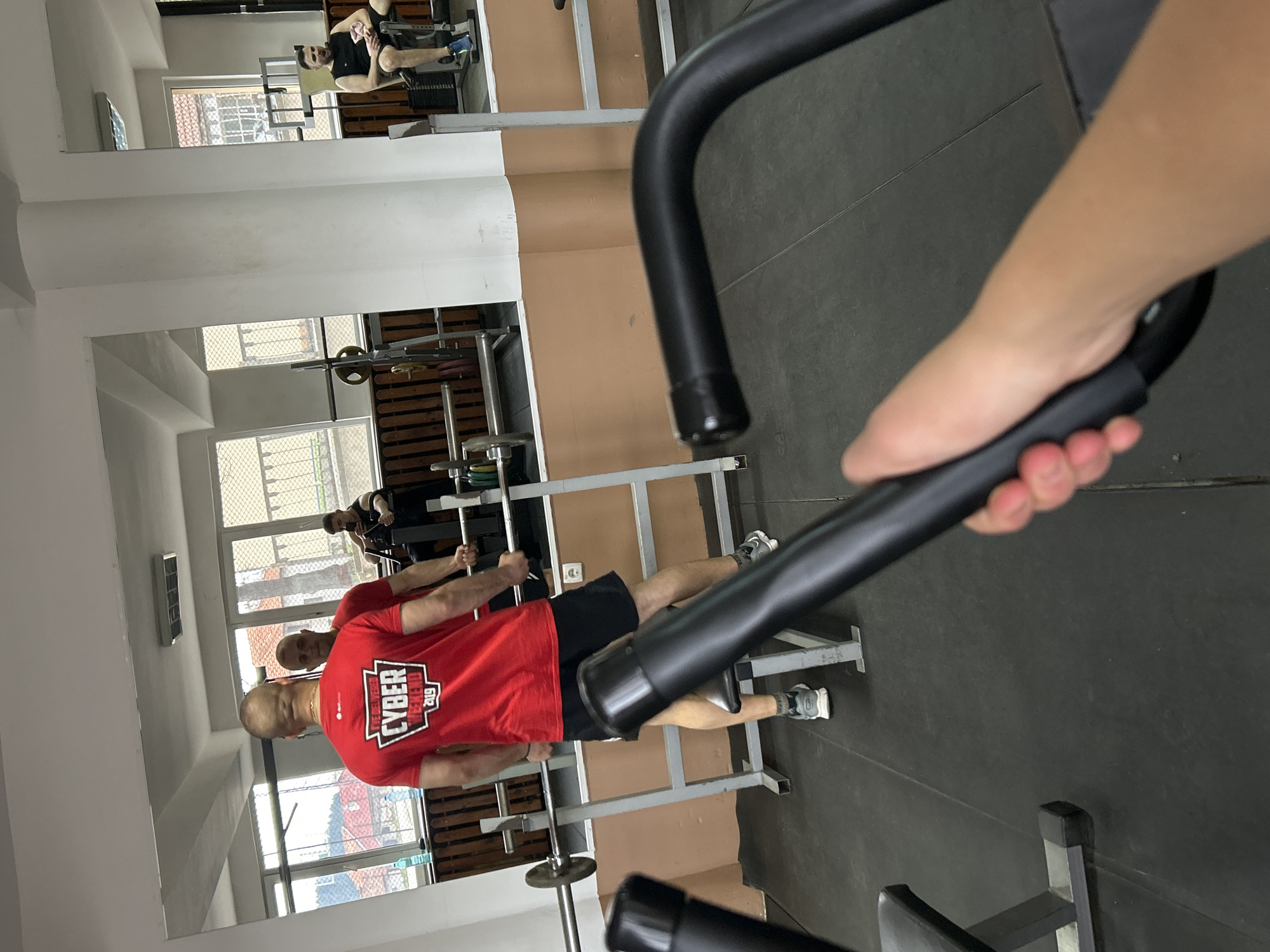 Gym workout and selfies captured in Zlatograd, Bulgaria