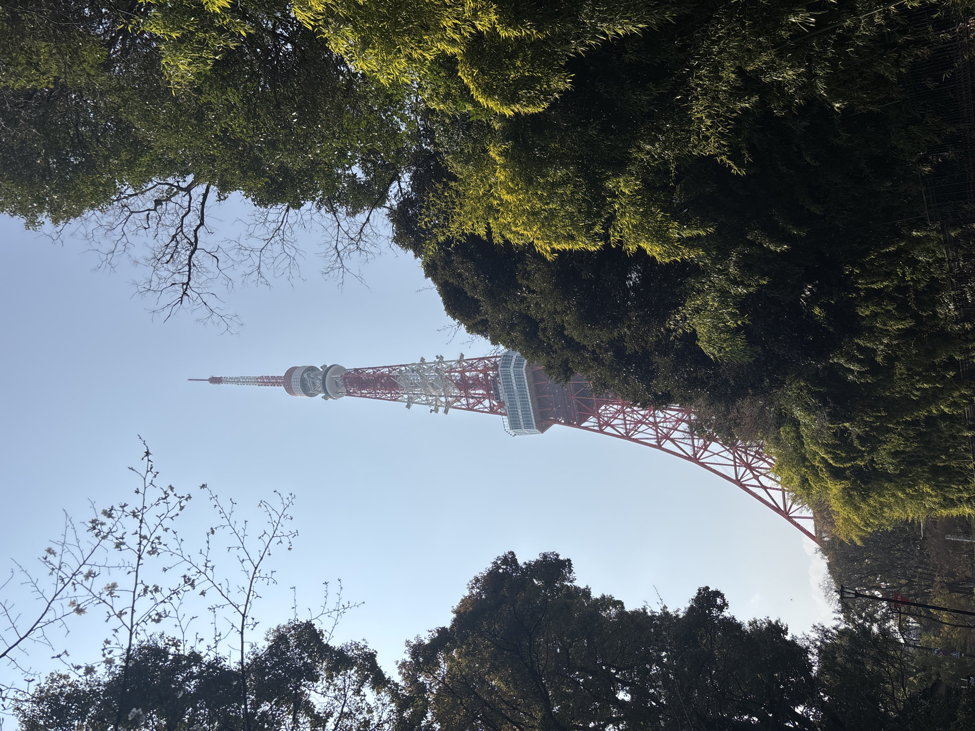 Tokyo Tower photographed at dawn in Minato, Japan