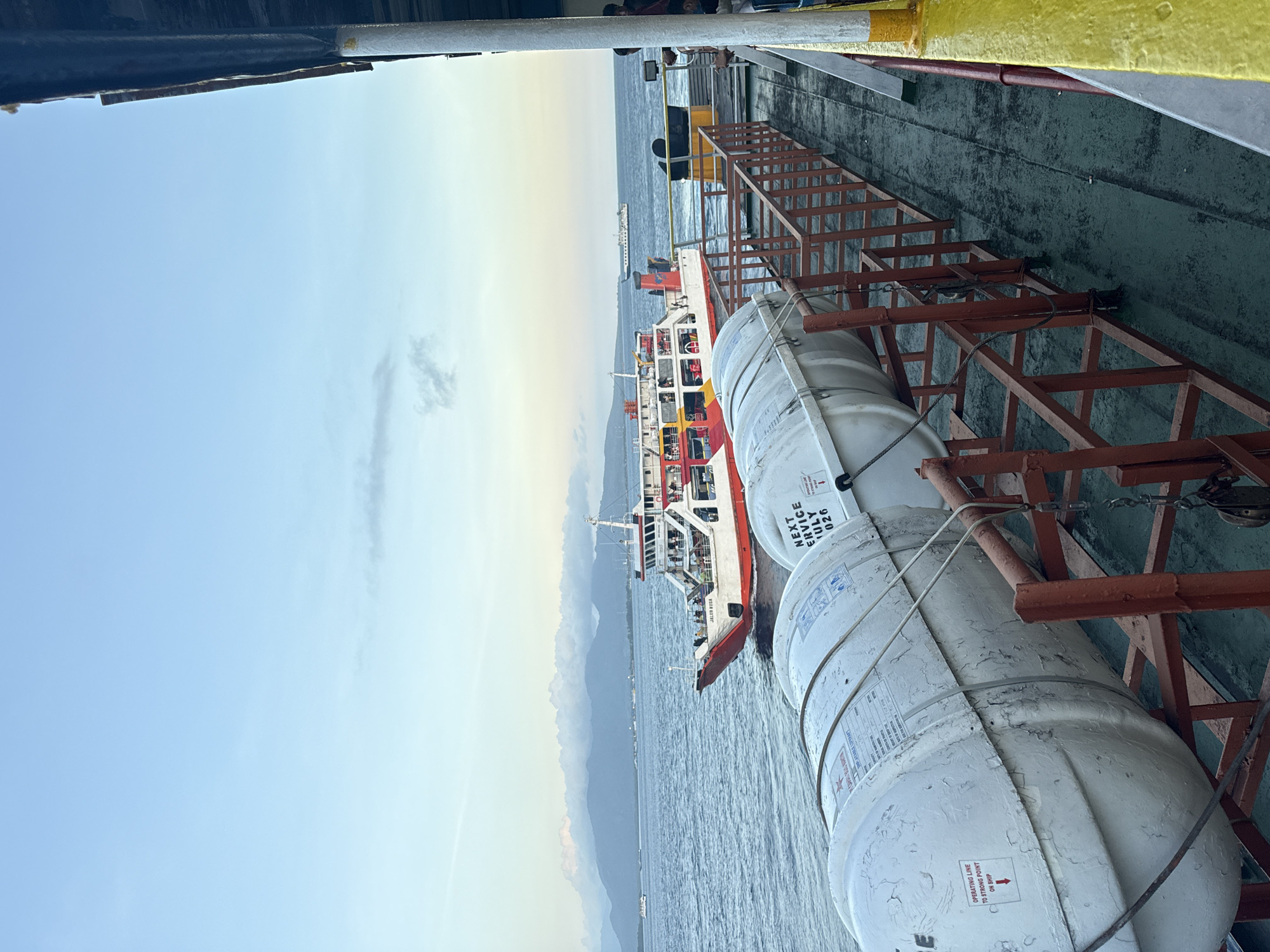 Ferry operations documented in Ketapang, Indonesia waters