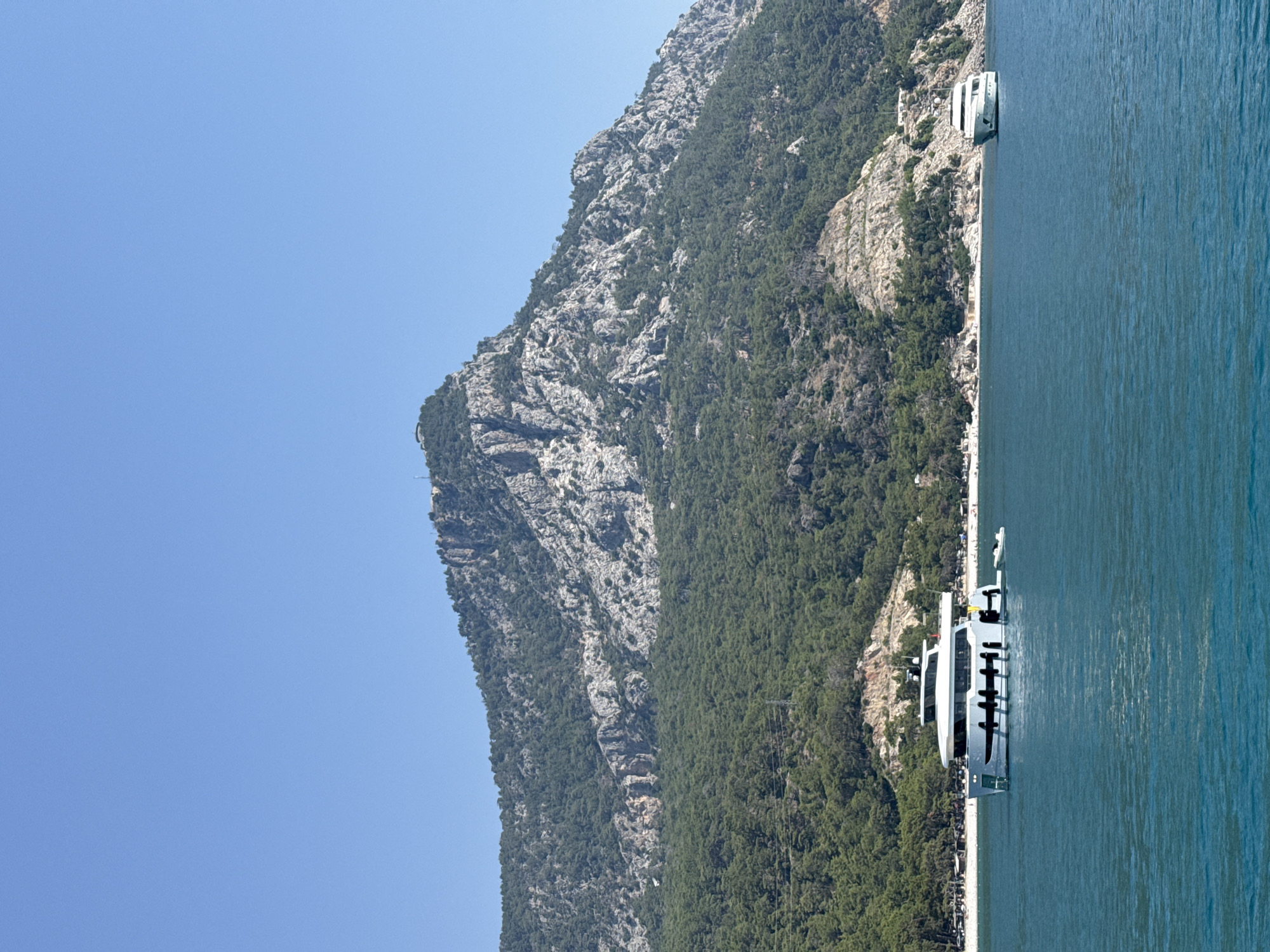 Pirate-themed boat cruise along the Antalya coast