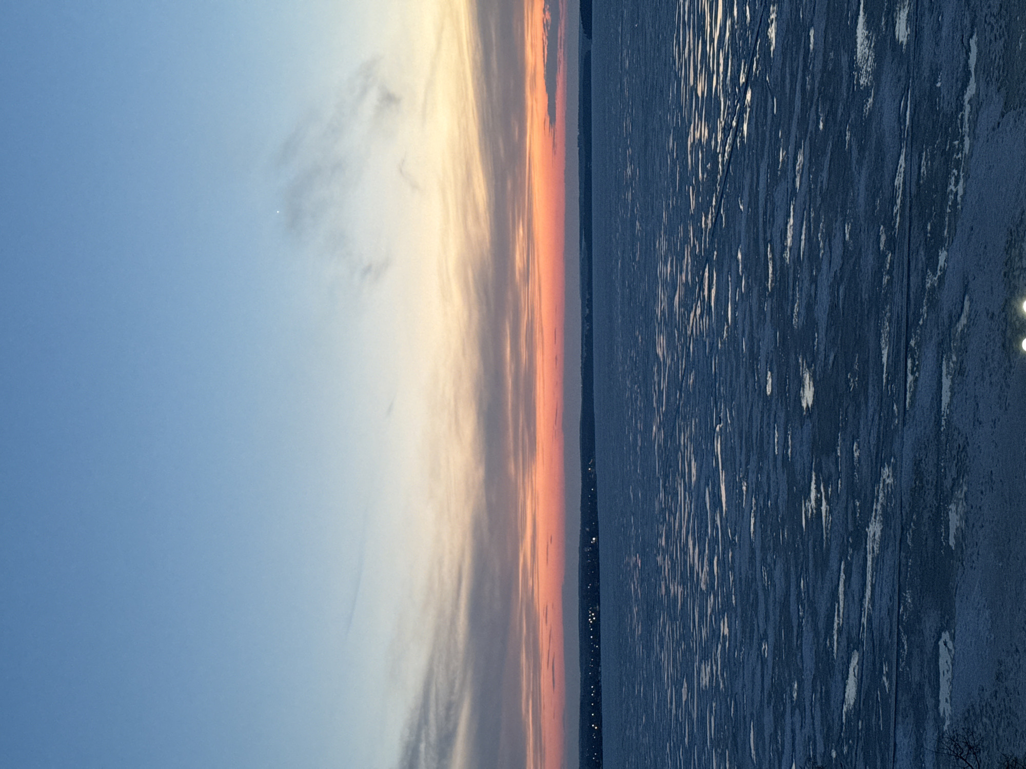 Sunset and plush toys documented in Votkinsk, Russia