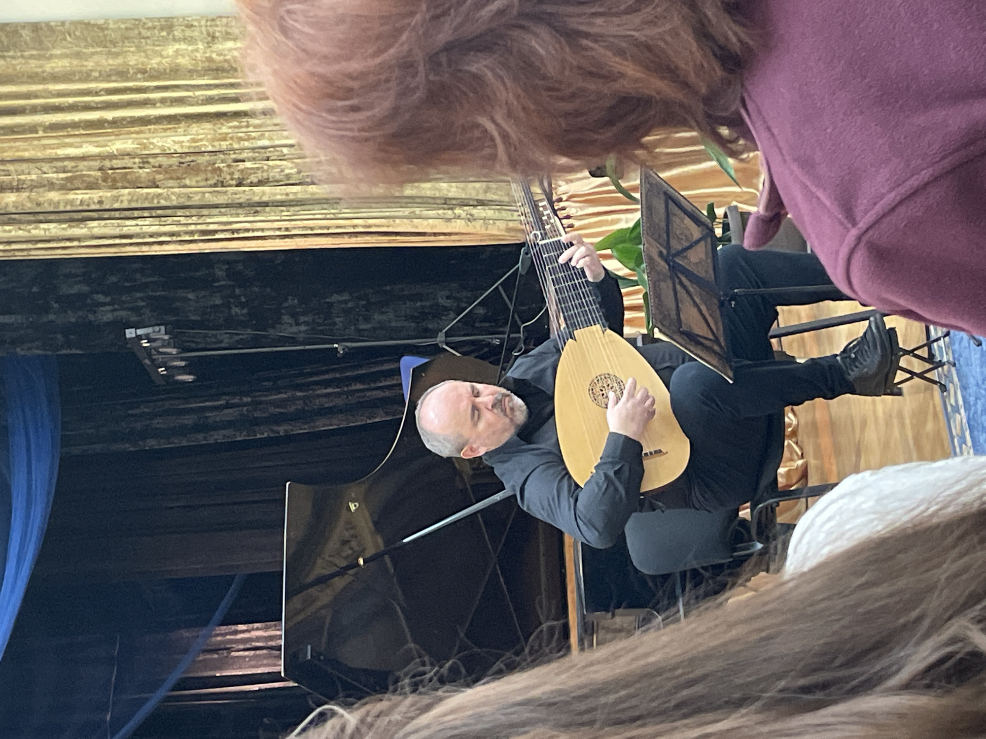 Lute performance captured on stage in Kyustendil, Bulgaria