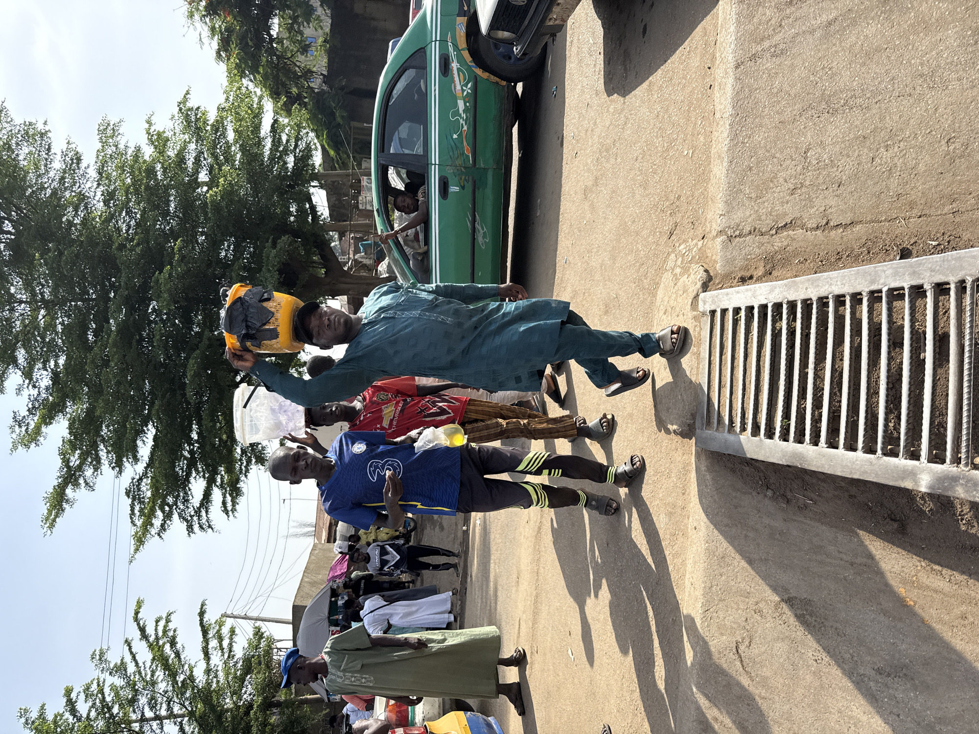 Morning street life documented across Abuja, Nigeria