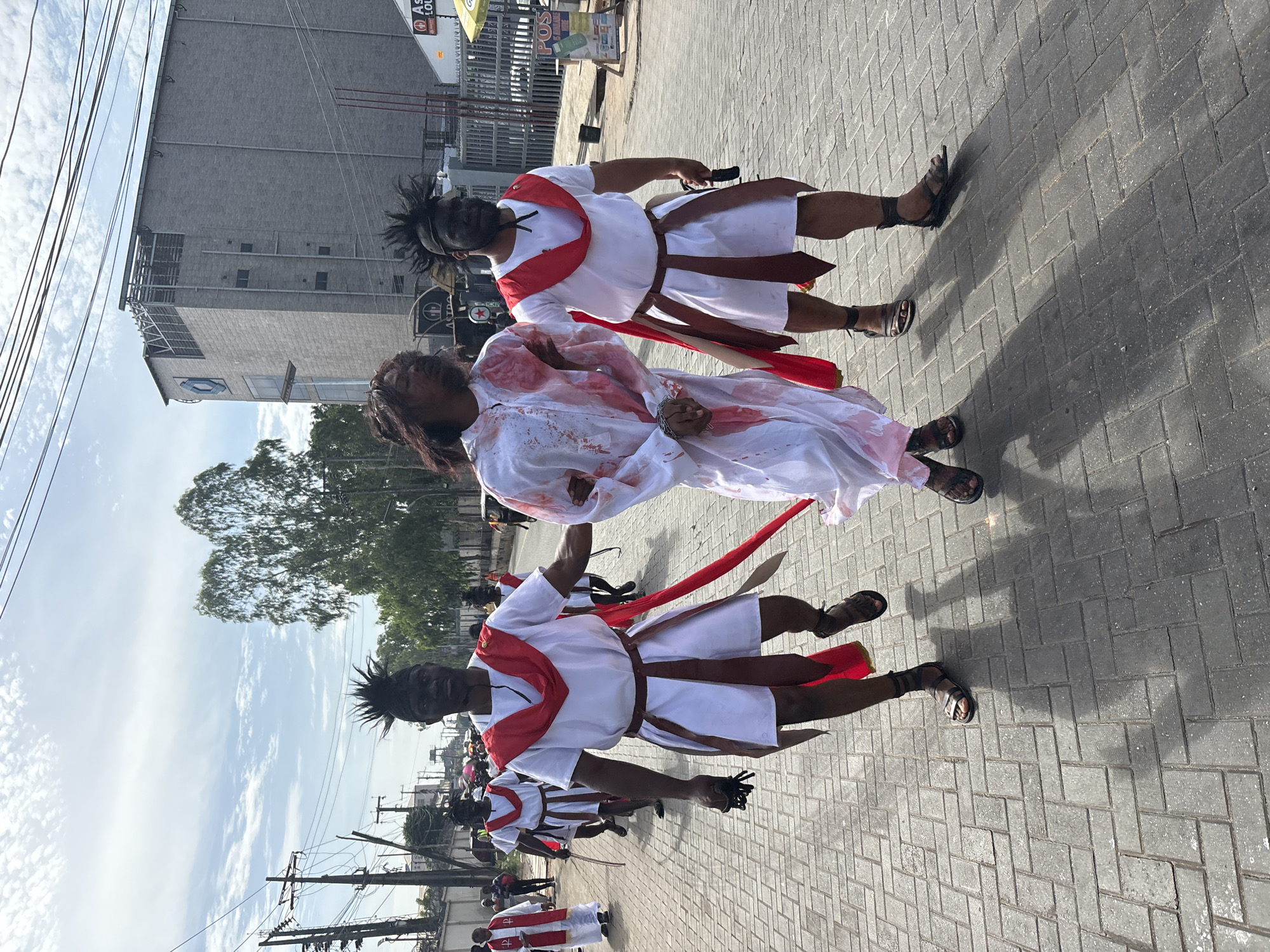 Passion Play reenactment performed in Ikeja, Nigeria