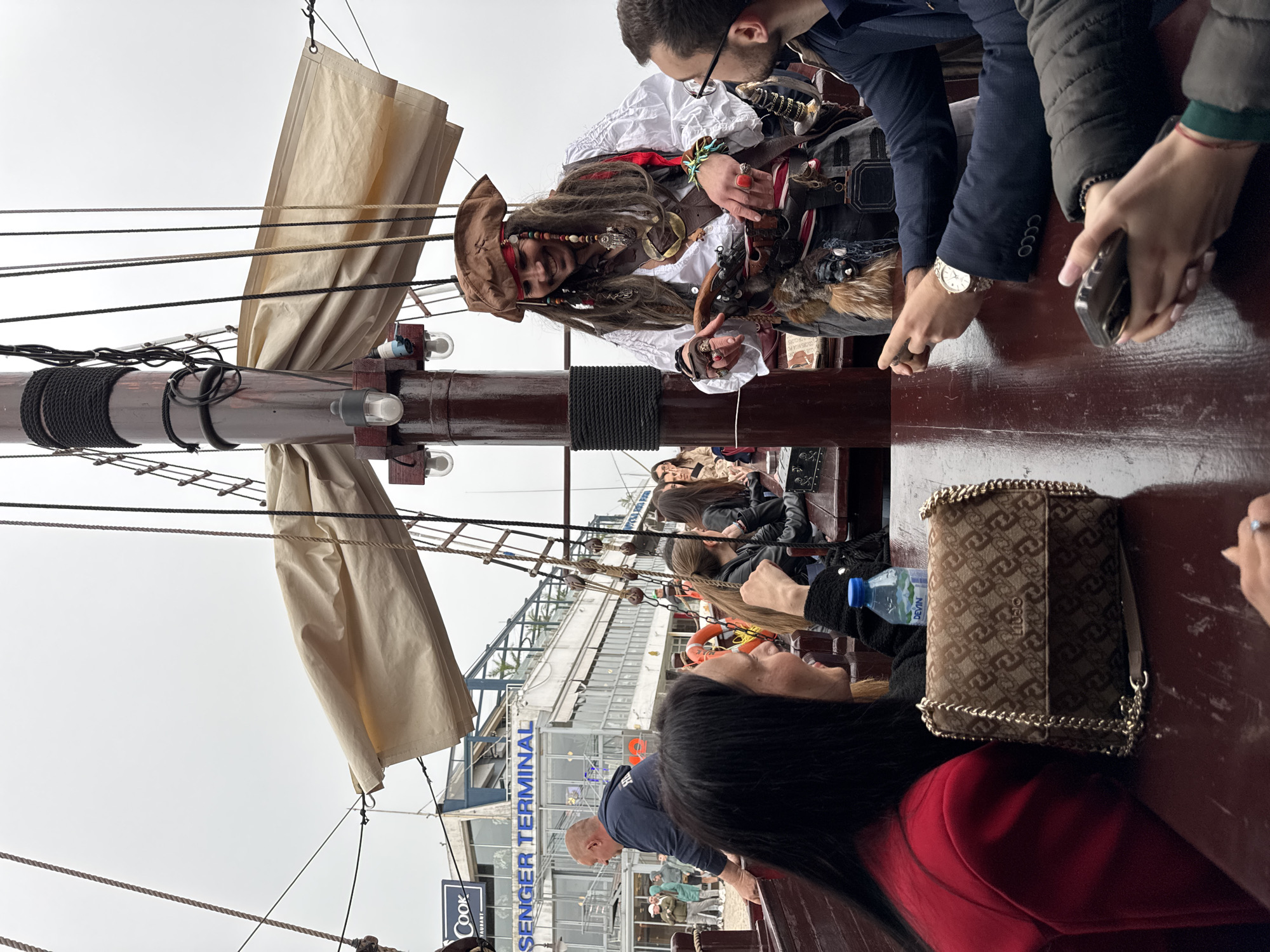Tourists enjoy pirate-themed boat excursion off Bulgarian coast