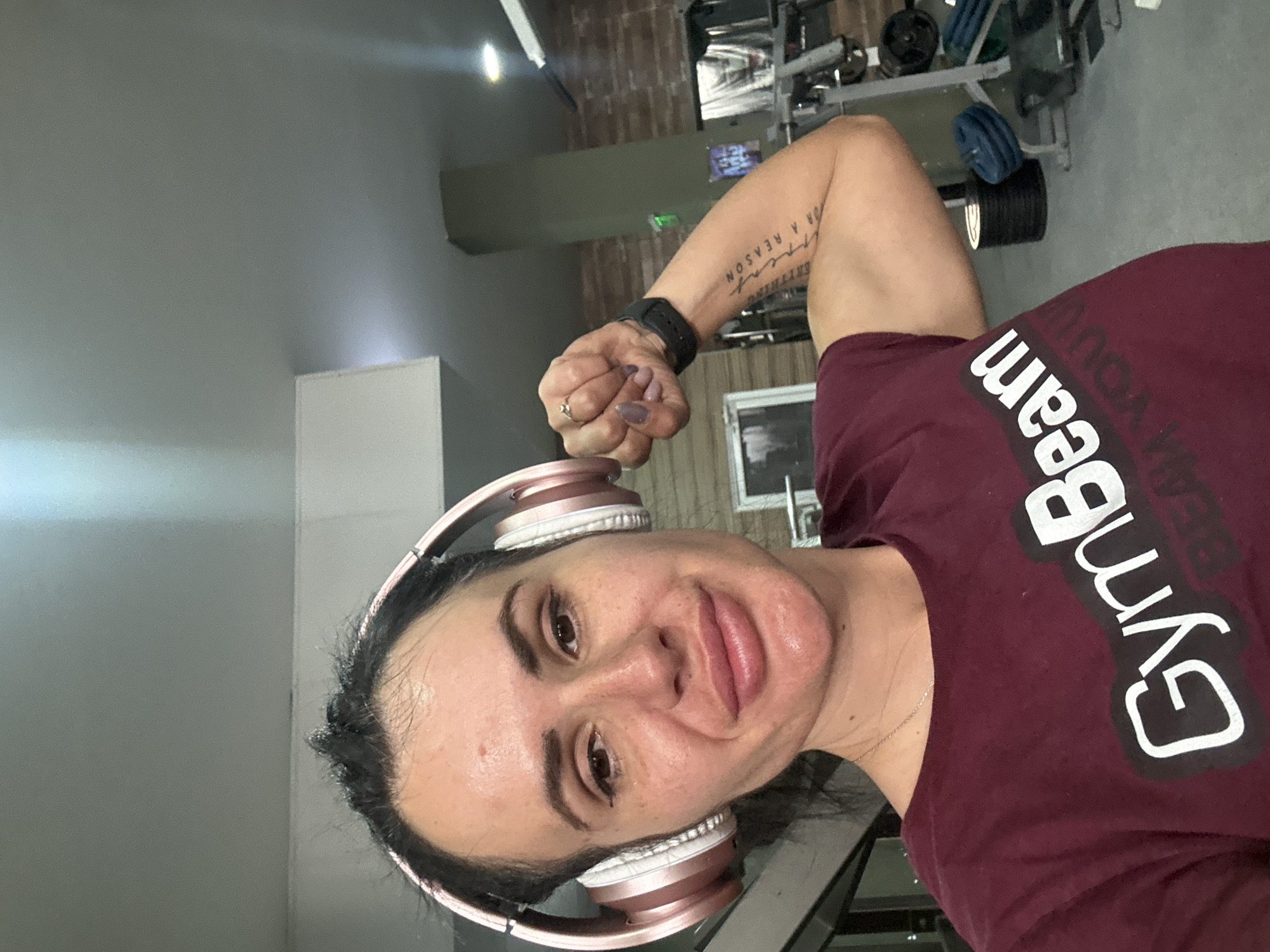 Morning workout session captured at Bansko gym