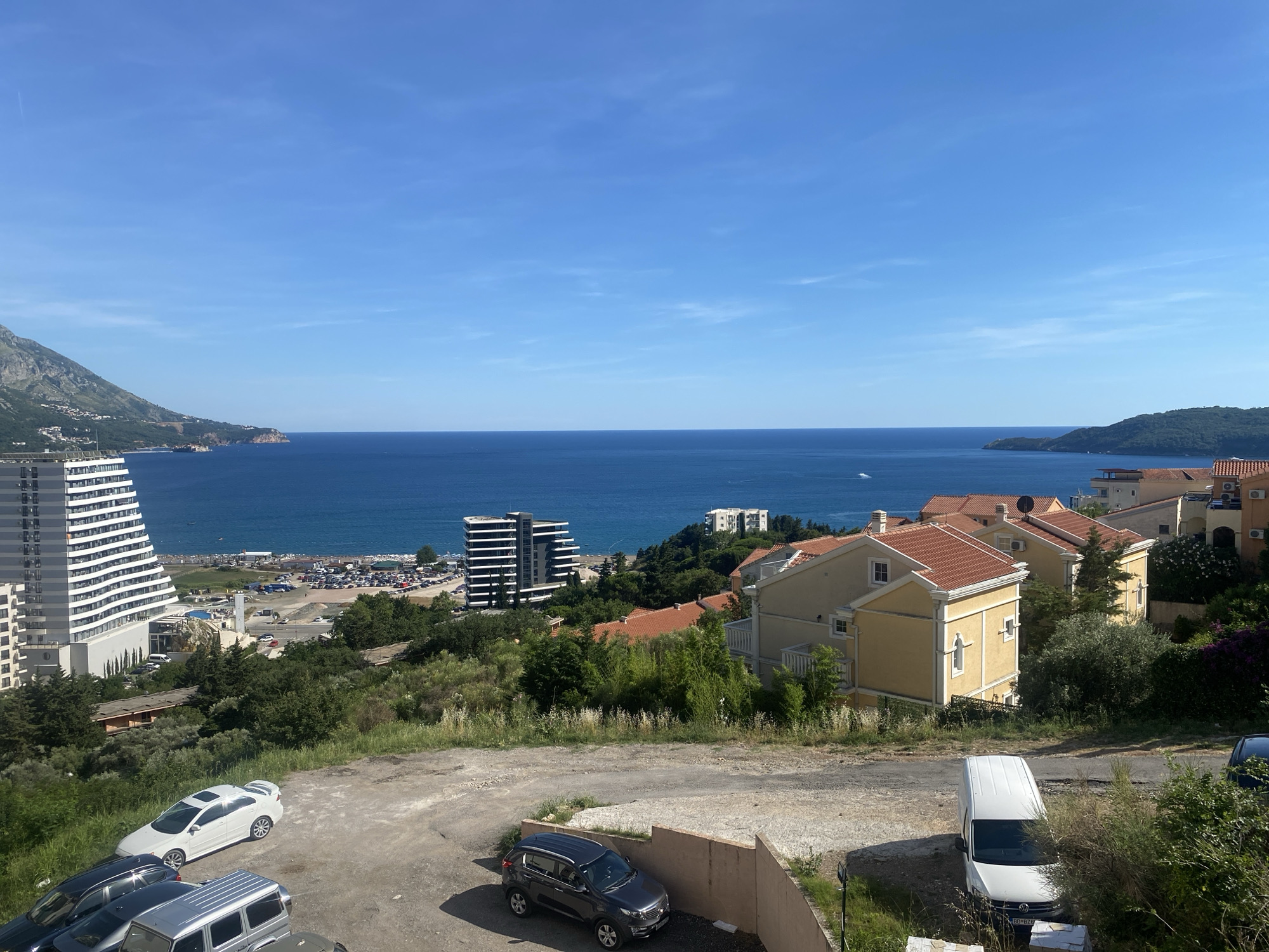 Coastal views and fresh peaches in Montenegro