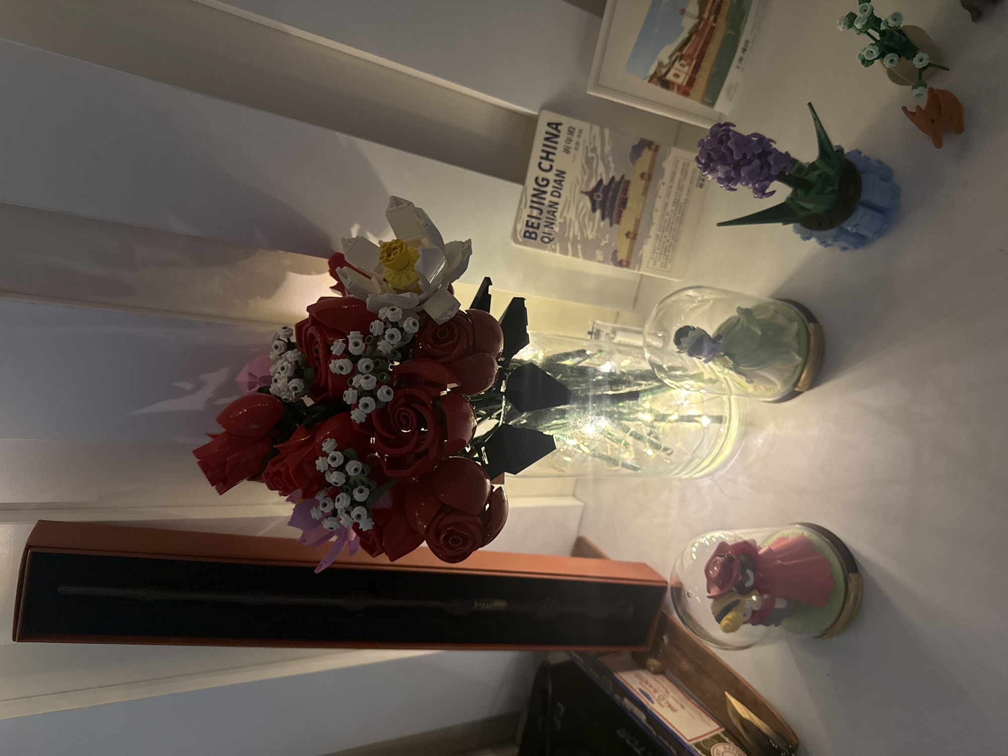 Decorated home interior with shelves and collectibles documented Batumi