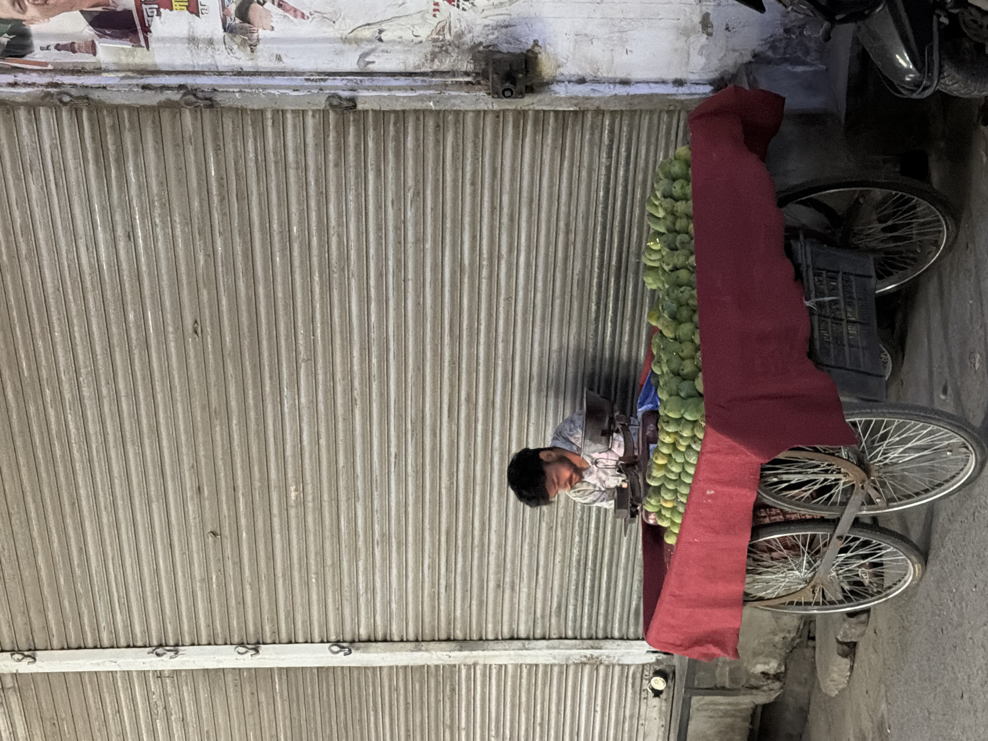 Evening street market activity across Delhi in June 2026
