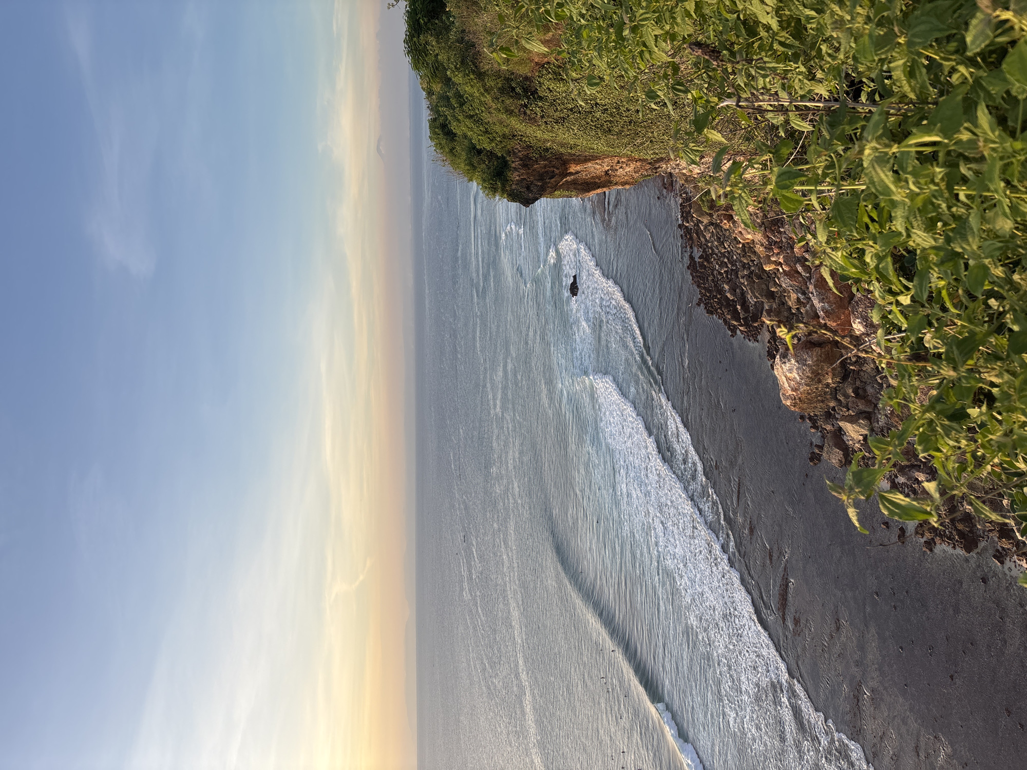 Sunset photography session captured at Kuta Selatan cliffs