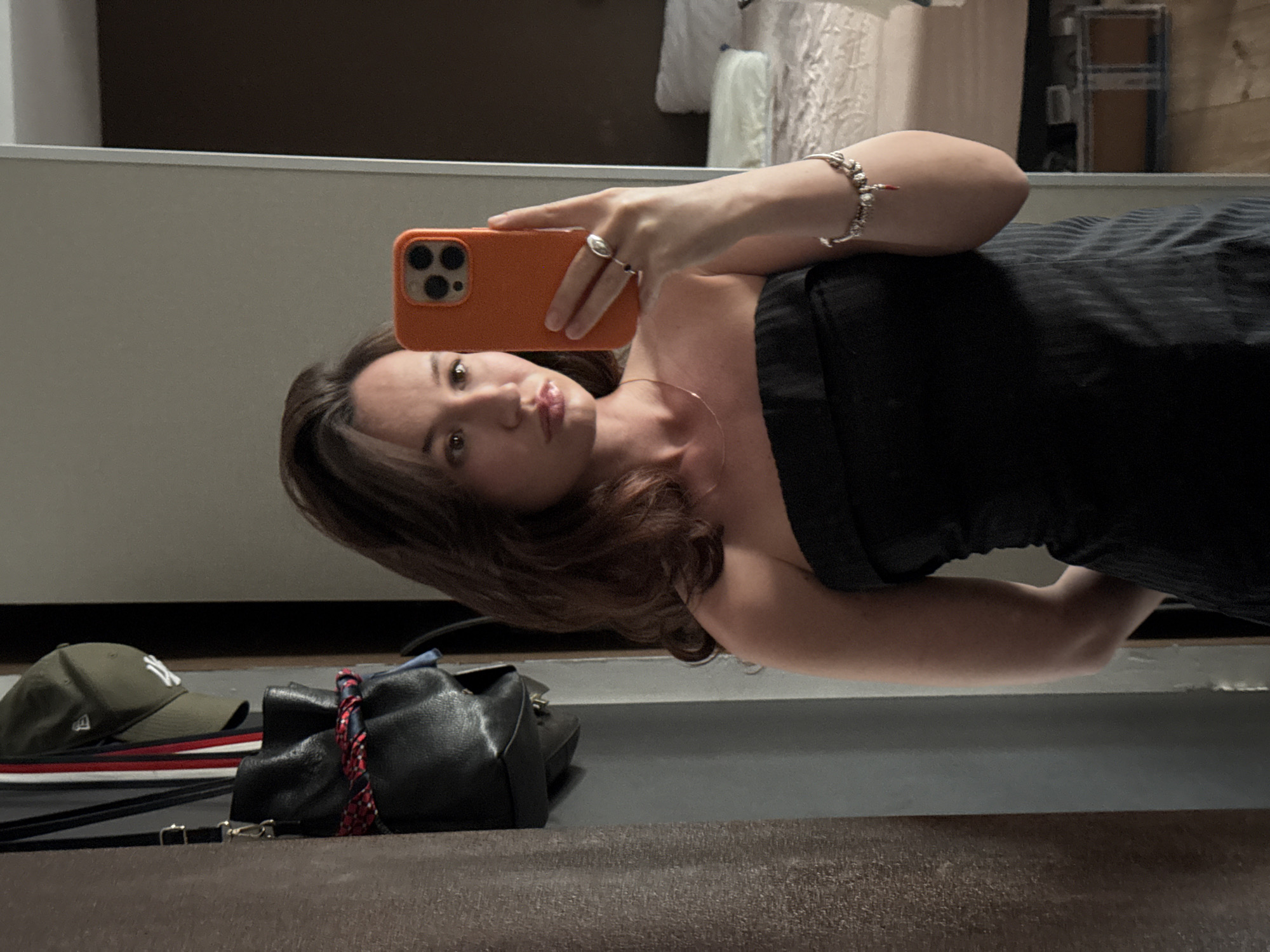 Getting ready in a Tel Aviv bathroom, mid-afternoon