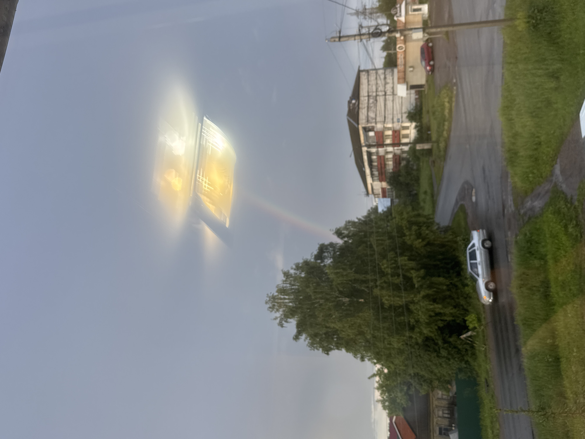 Rainbow spotted over Mozhga, Russia captured by local witness