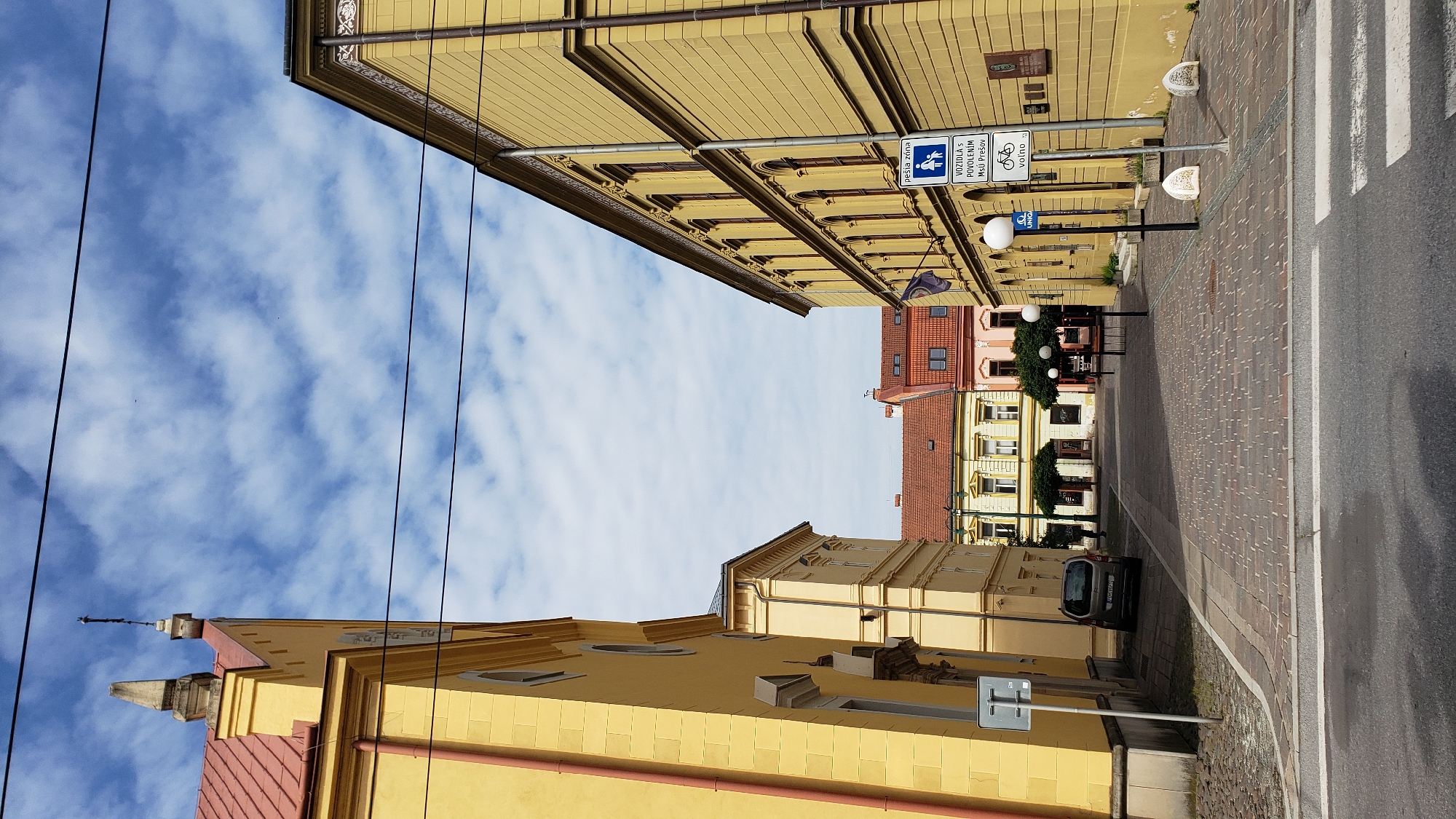 Morning walk through Prešov's historic city center