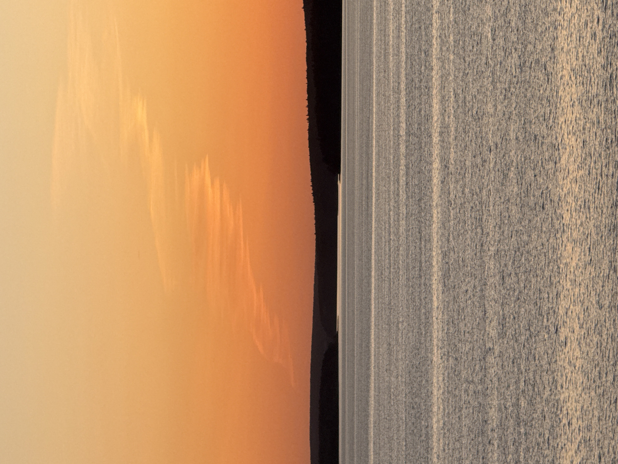 Sunset documented across Votkinsk, Russia during evening golden hour