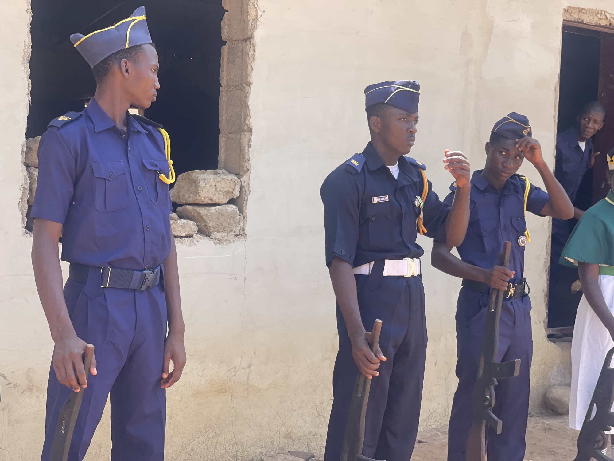 Youth cadets hold formation ceremony in Andaha, Nigeria
