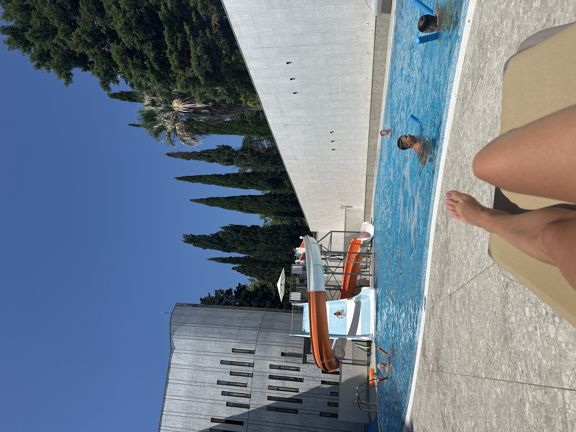 Poolside day at a Sochi resort, summer 2026