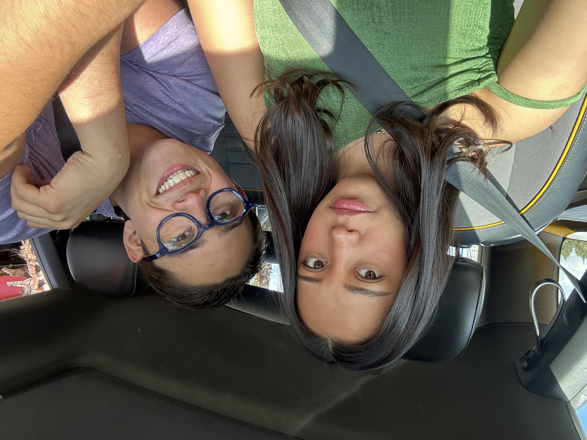 Two people observed inside vehicle in Mexico