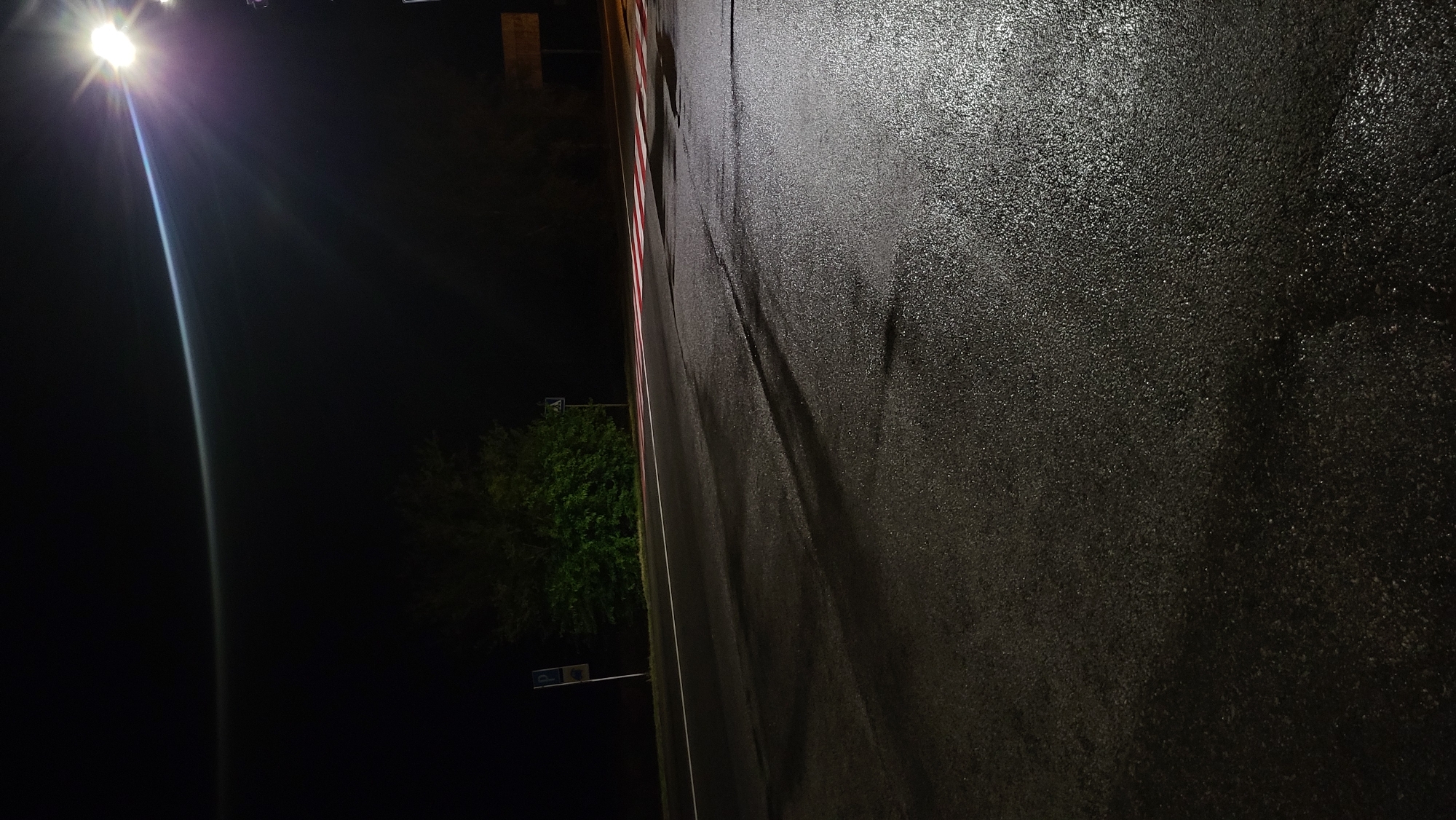 Dusk to night on quiet streets and rural roads