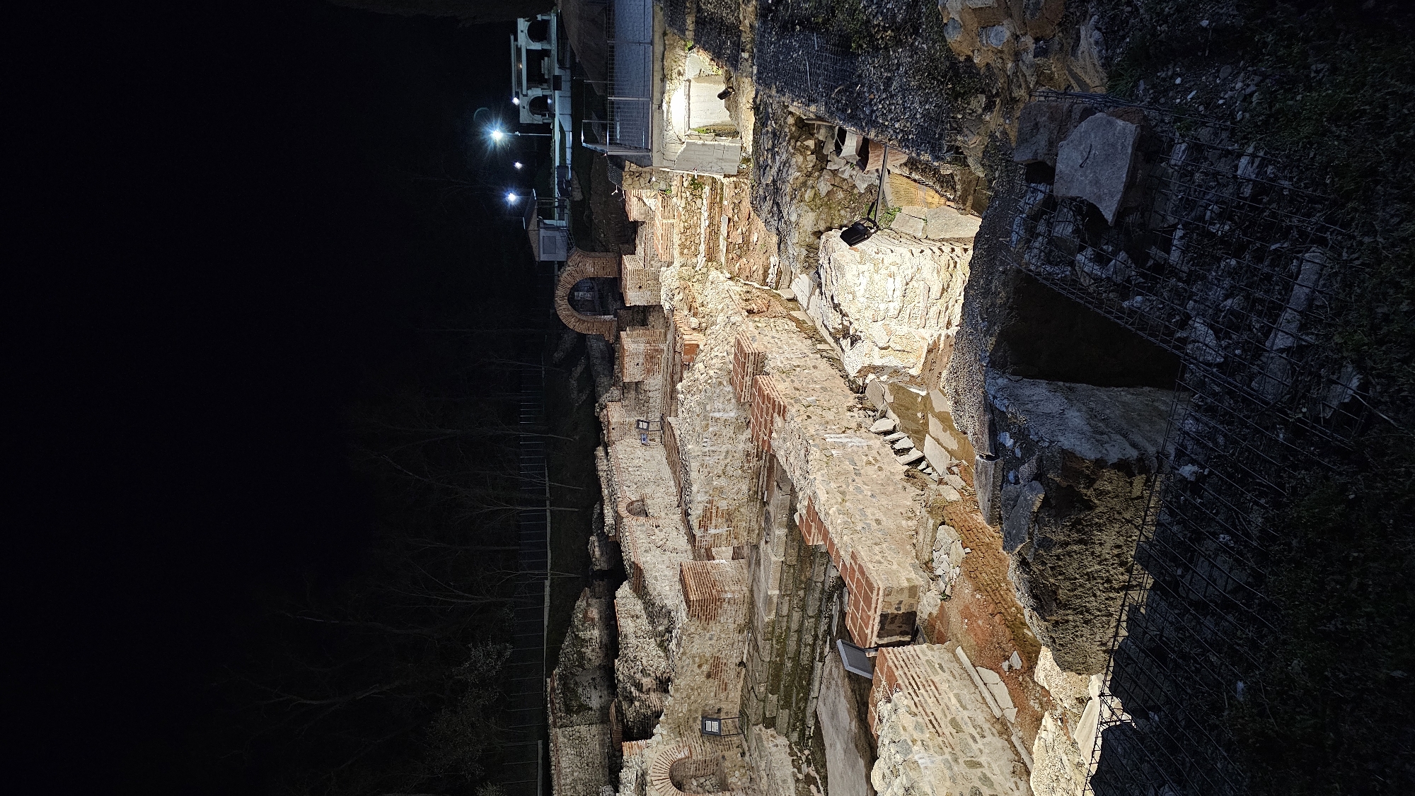 Evening visits to illuminated Roman ruins in Hisarya, Bulgaria