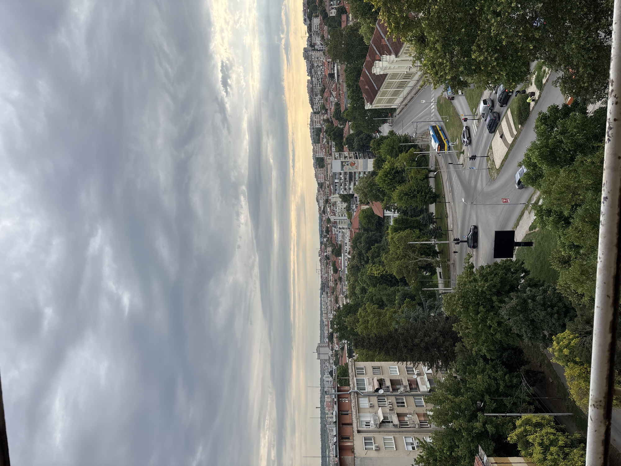 A cloudy morning walk through central Pleven, Bulgaria