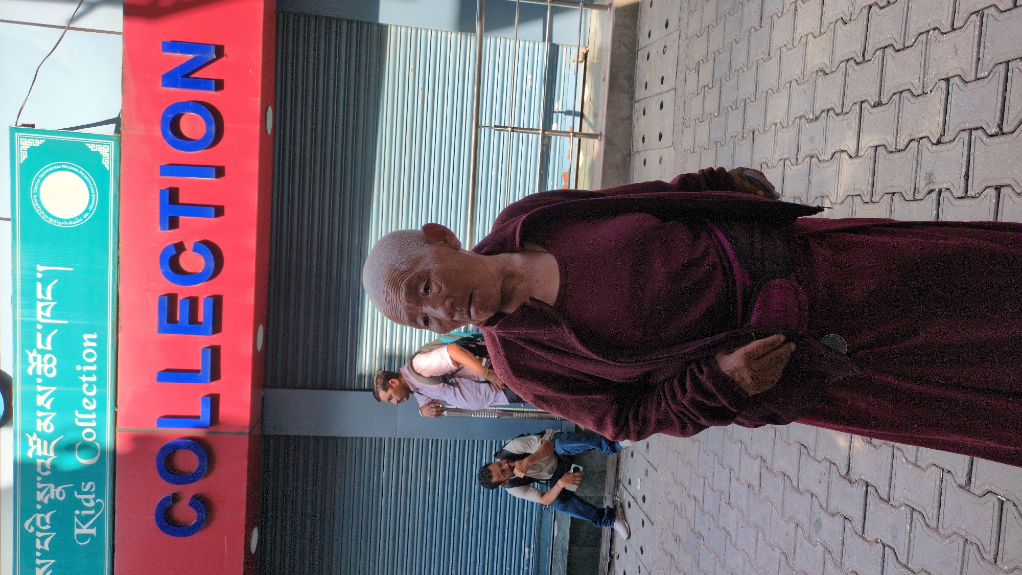 Morning Buddhist community life captured in Dharamshala, India