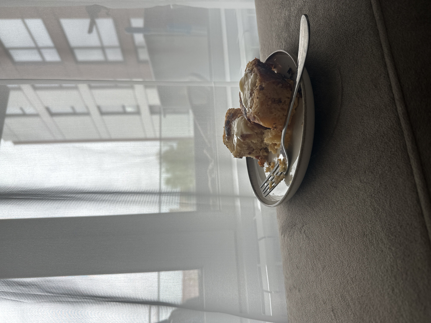 Morning routine documented in Sofia includes pastries and rest
