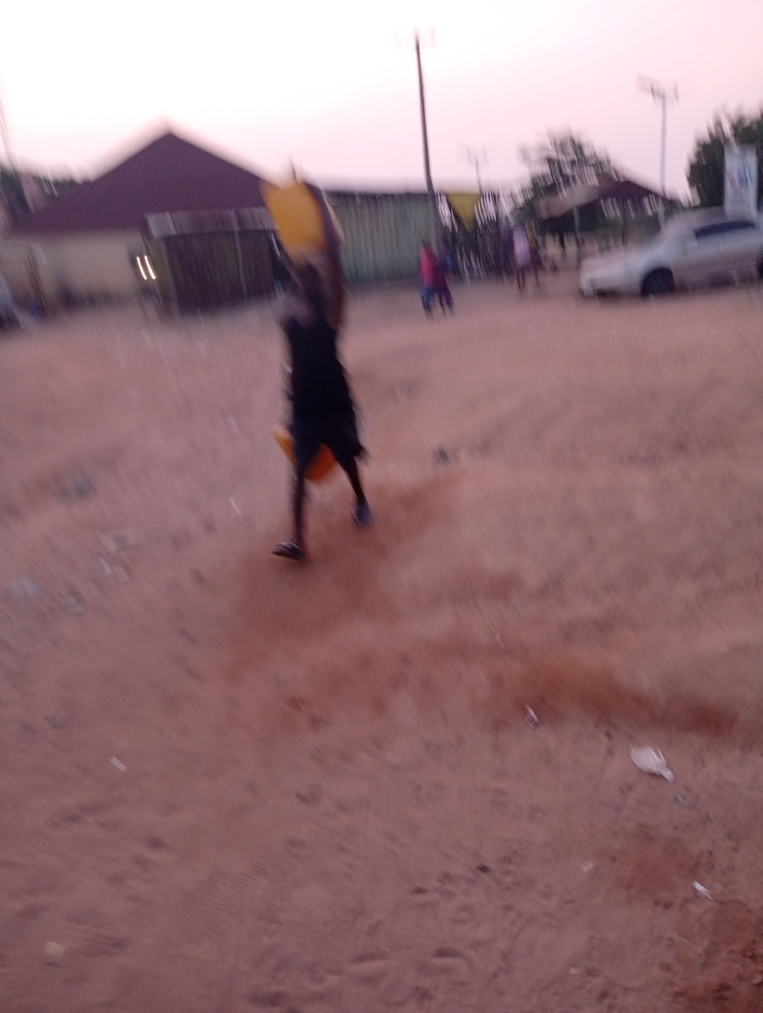 Morning street scenes documented in Zango-ndaji, Nigeria
