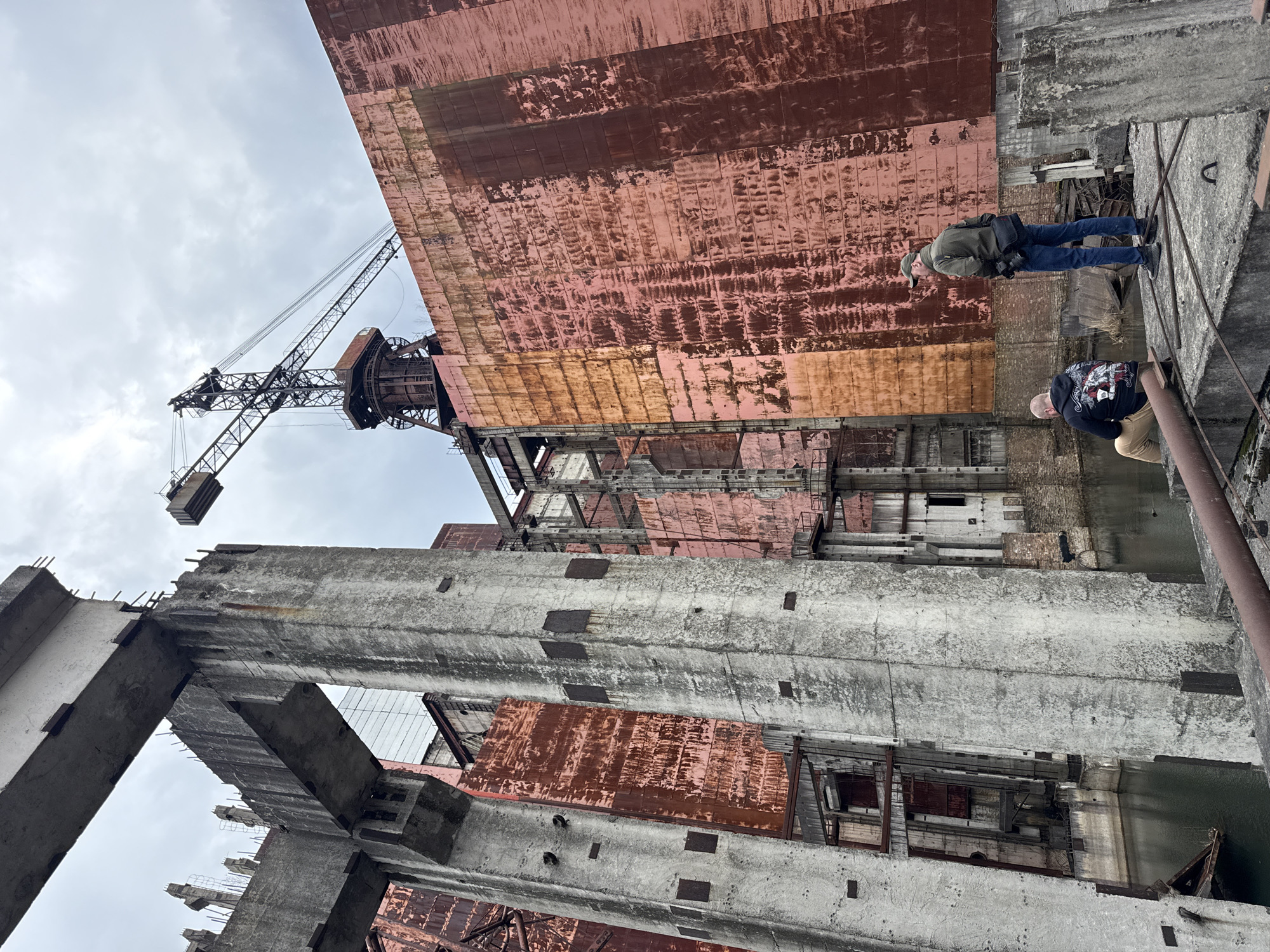 Two people spotted near Chernobyl Reactor 4 structure