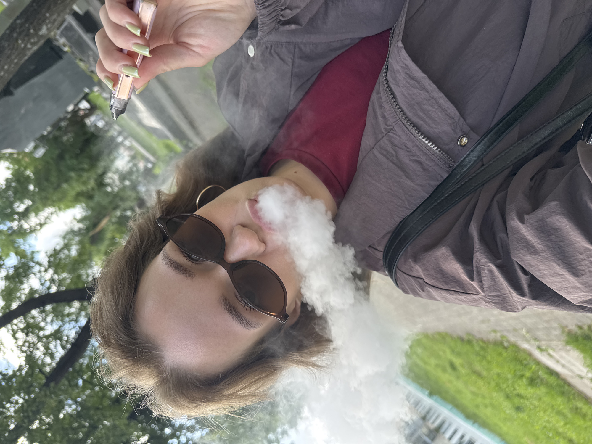 Morning snapshots from Chaikovsky: selfies, kids, and a neon sign