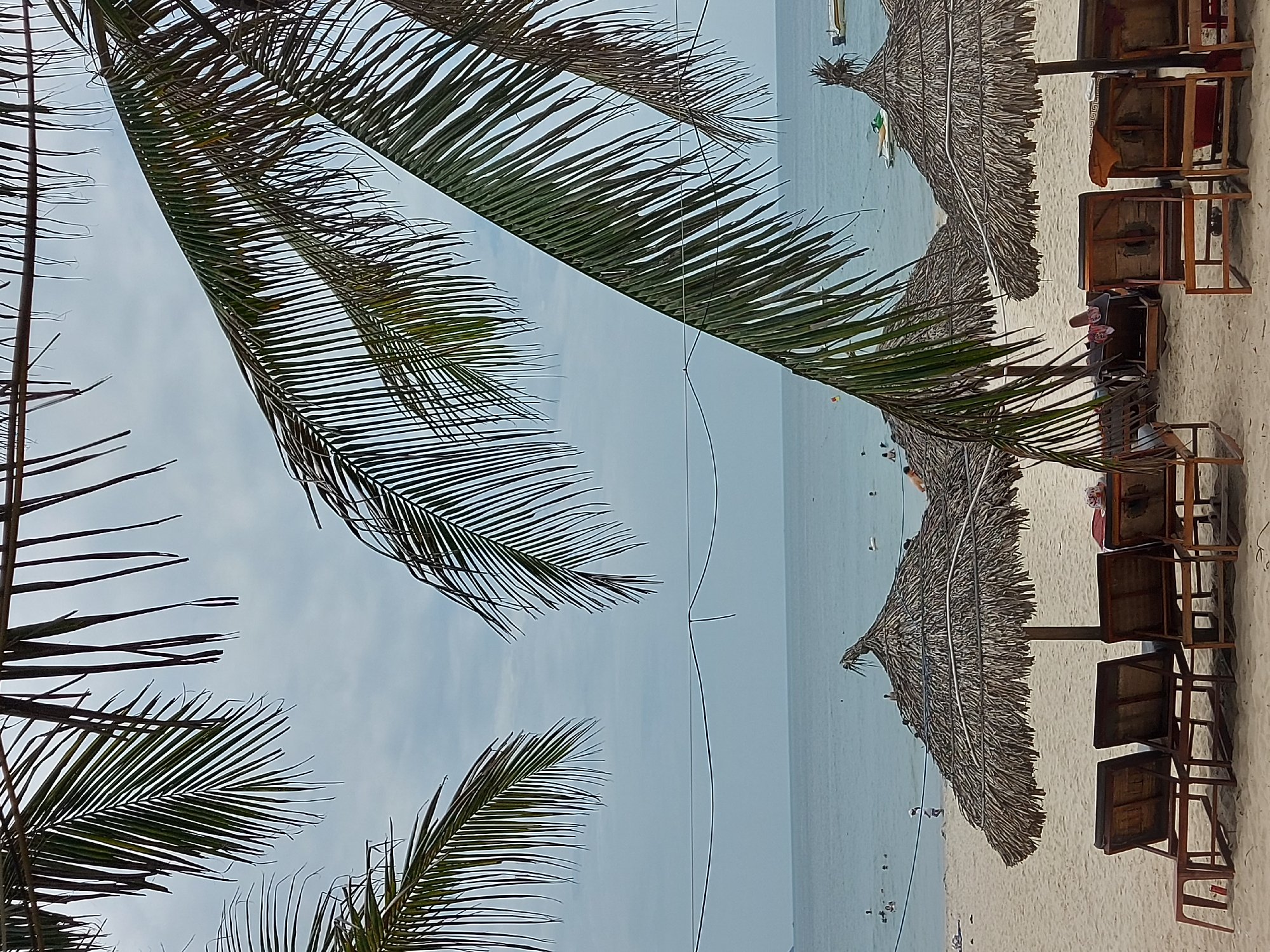 Beachfront bar scene at My Khe Beach, Đà Nẵng