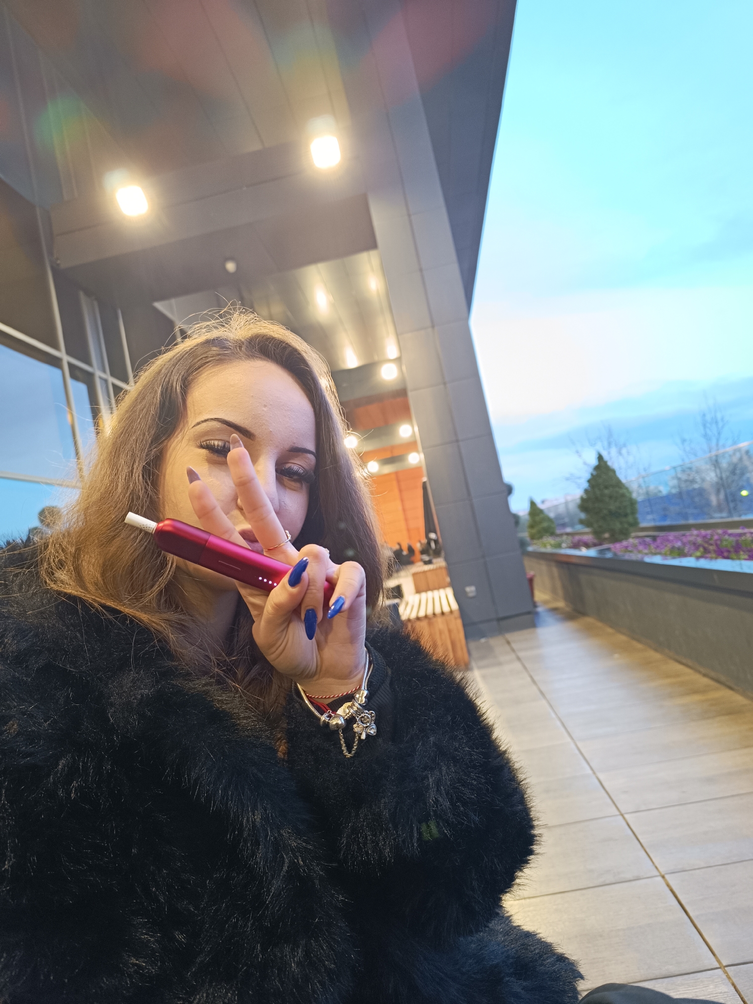 Woman documents Saturday afternoon in Plovdiv from balcony viewpoint