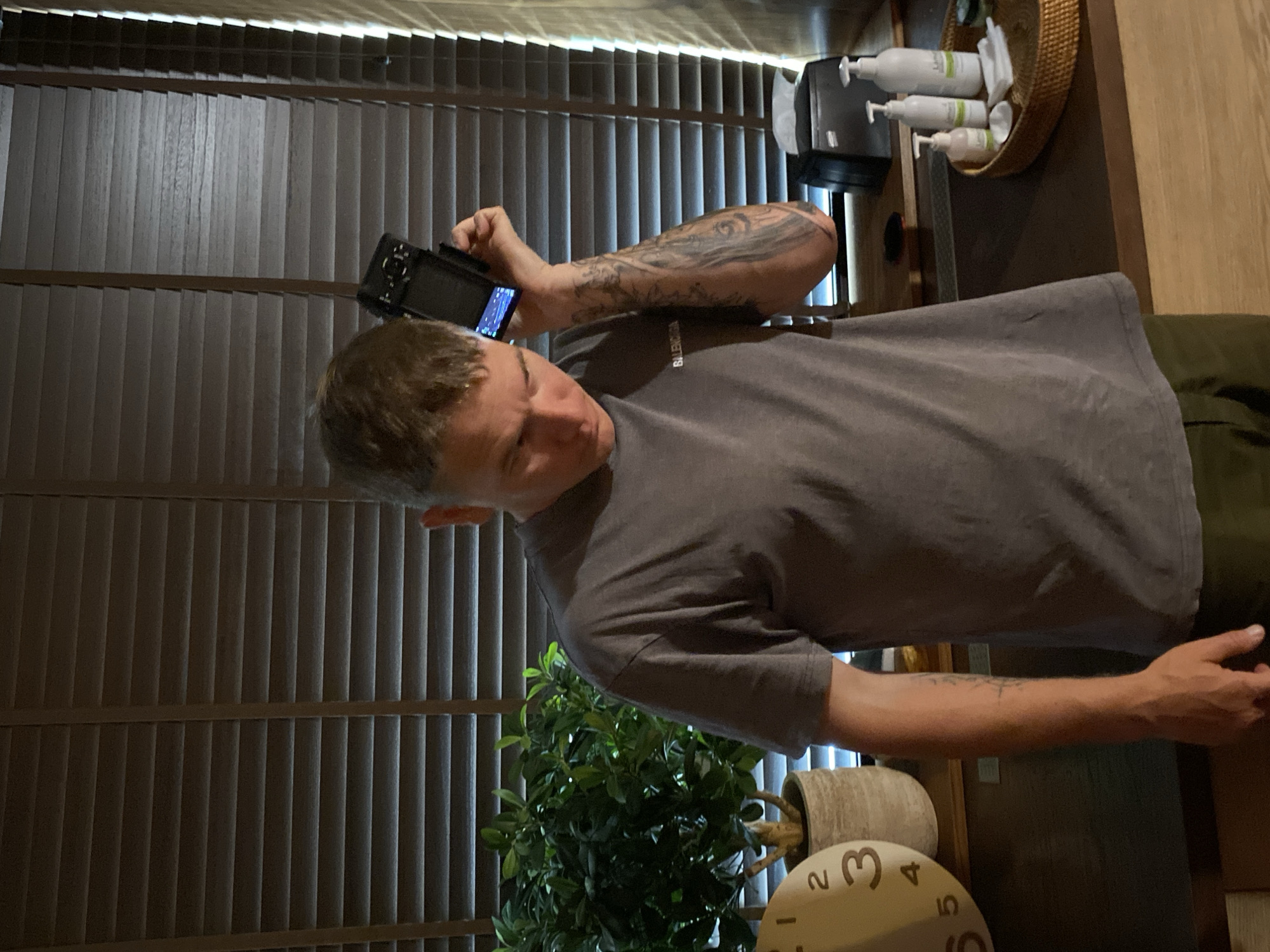 Spa treatments filmed on-site during an apparent content shoot