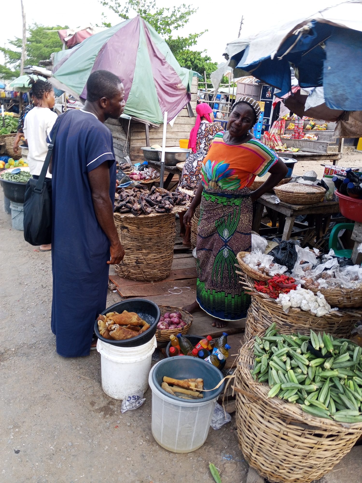 Daily market life documented in Zango-ndaji, Nigeria