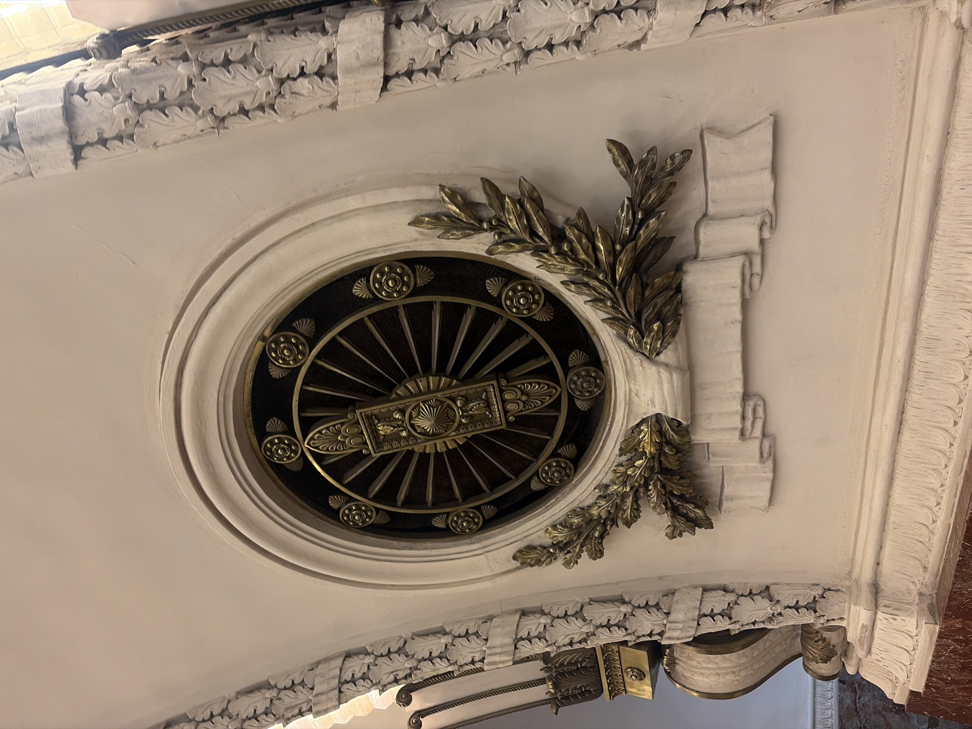 Morning commute documented at Saint Petersburg's ornate metro stations